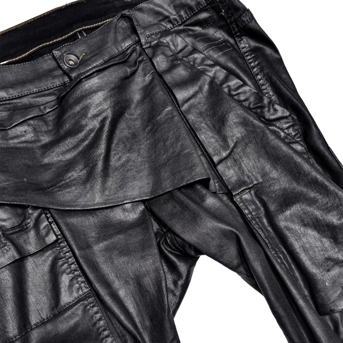 릭오웬스 - 13FW PLINTH 멤피스 코팅진 15F - 블랙 - 32 상품이미지3