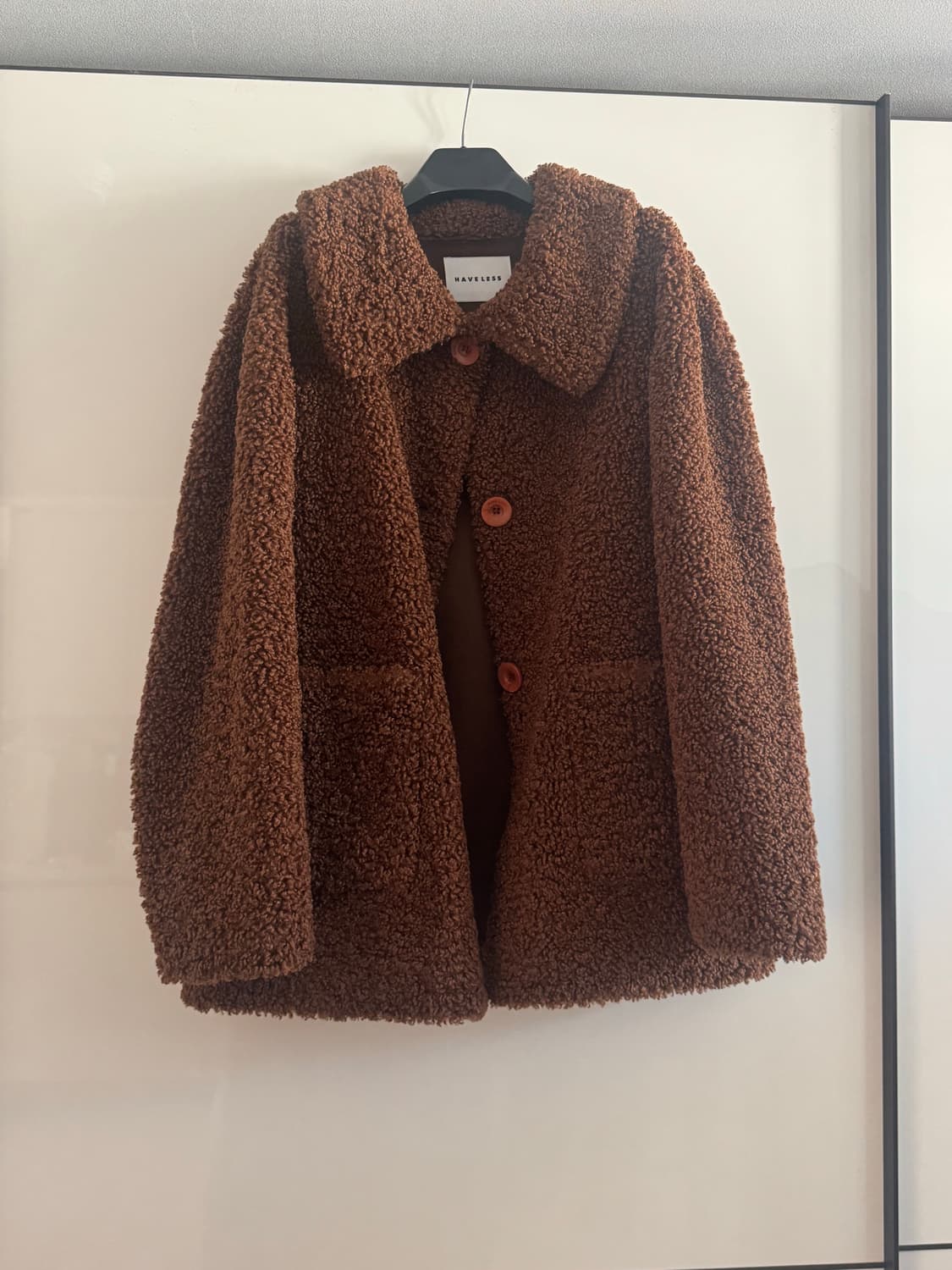 HAVELLESS 뽀글이 브라운 자켓 Free Size 상품이미지1