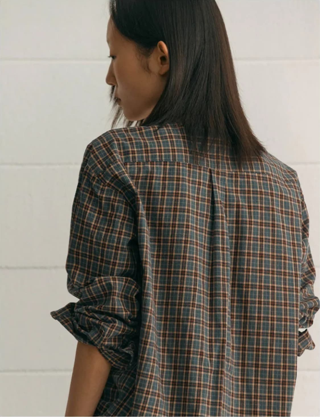 시엔느 Fitzroy Check Shirt (Blue) 상품이미지4
