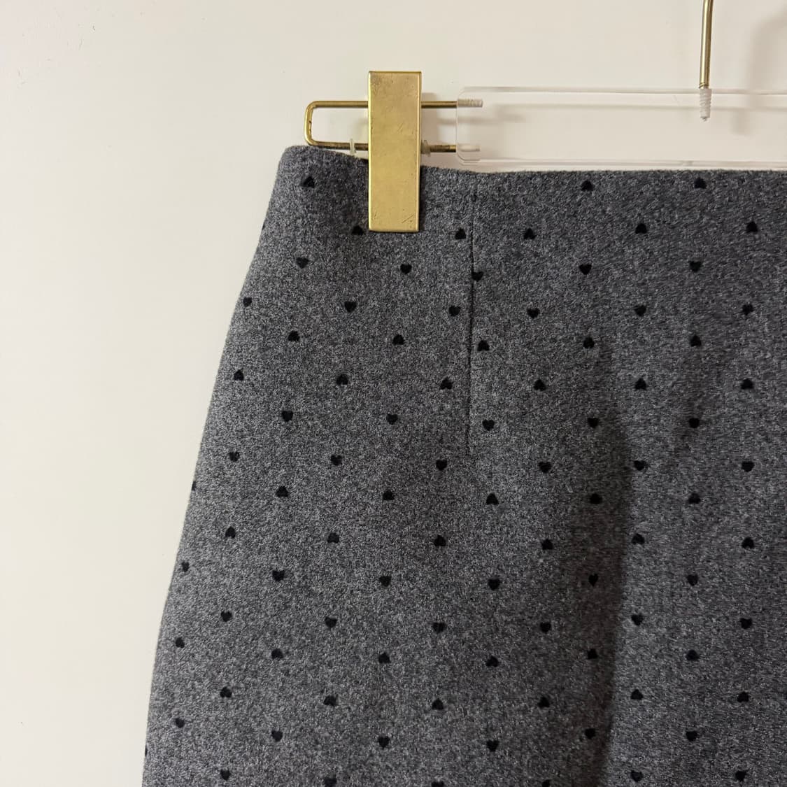 새상품 여자 하트 모직 미니스커트 S 상품이미지3