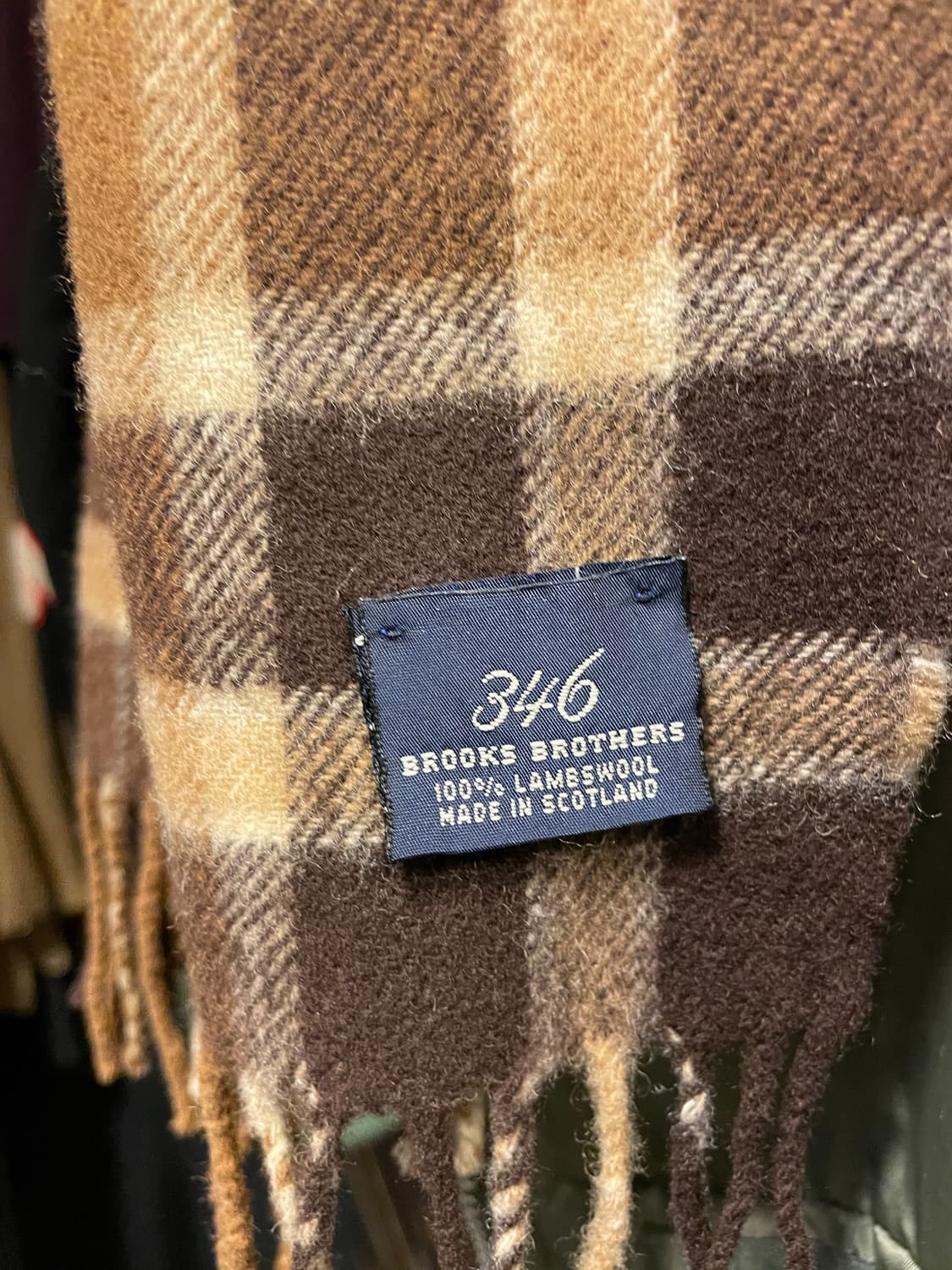 브룩스브라더스 램스울 머플러 상품이미지2