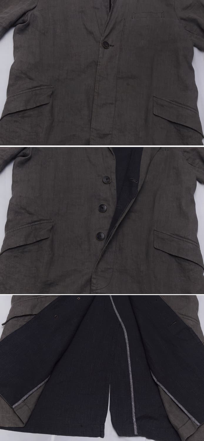 시리즈 (series) 이태리 디나모 천연 린넨 롱자켓 (100-105) 상품이미지6