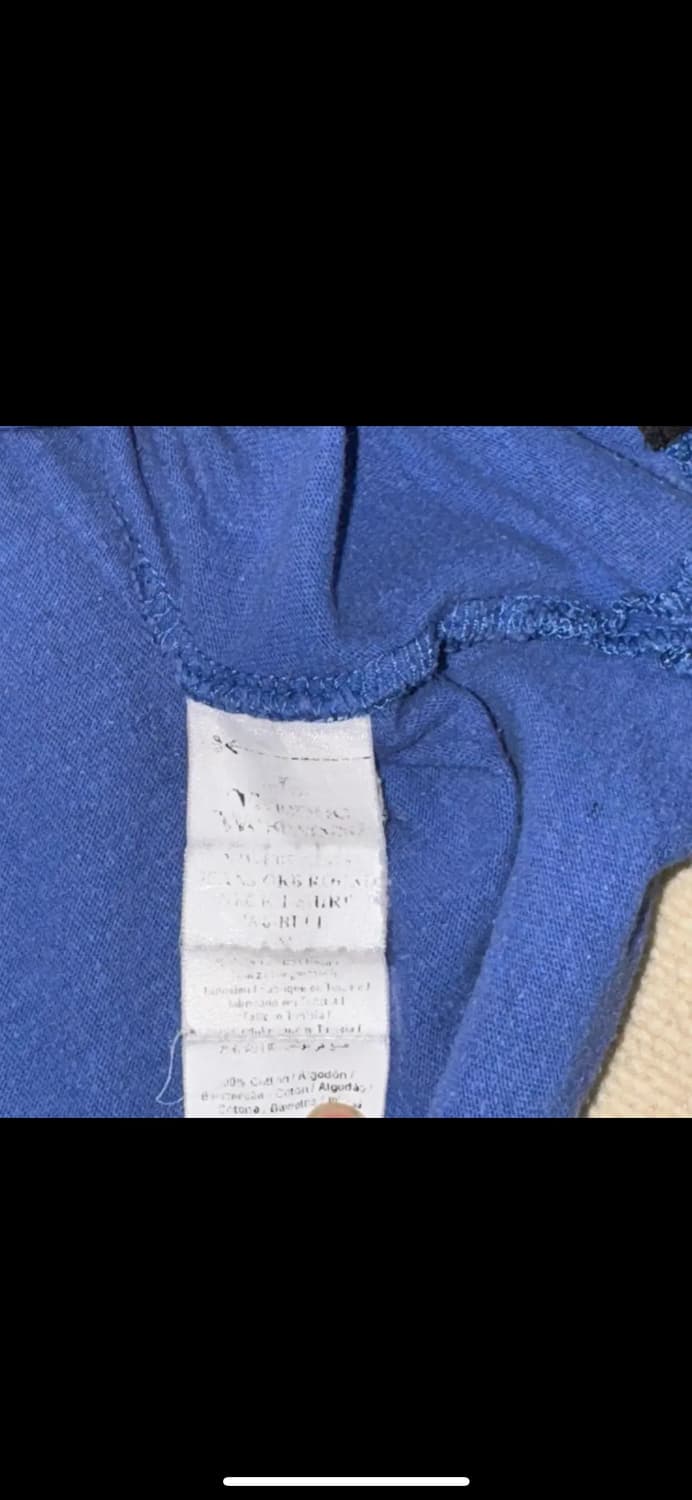 투티/0048 비비안웨스트우드 반팔 티셔츠 빈티지 블루 퍼플 상품이미지6