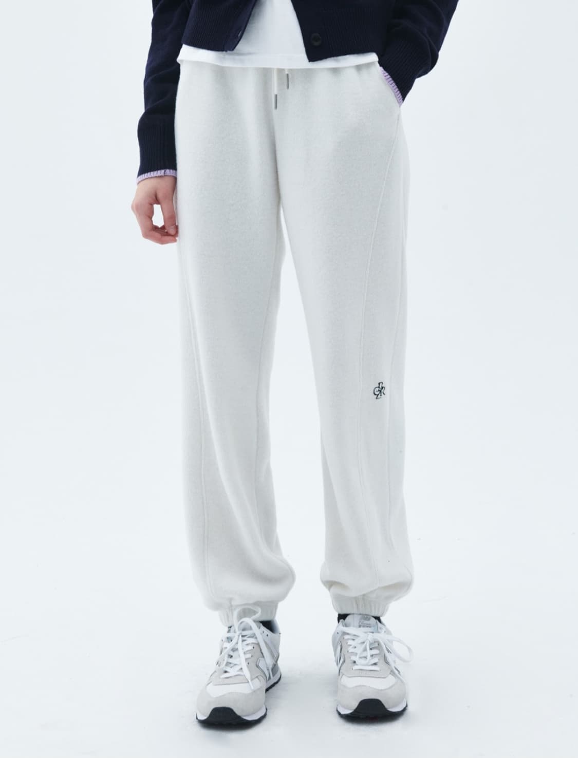 시티브리즈 플리스 밴딩팬츠 아이보리 상품이미지1