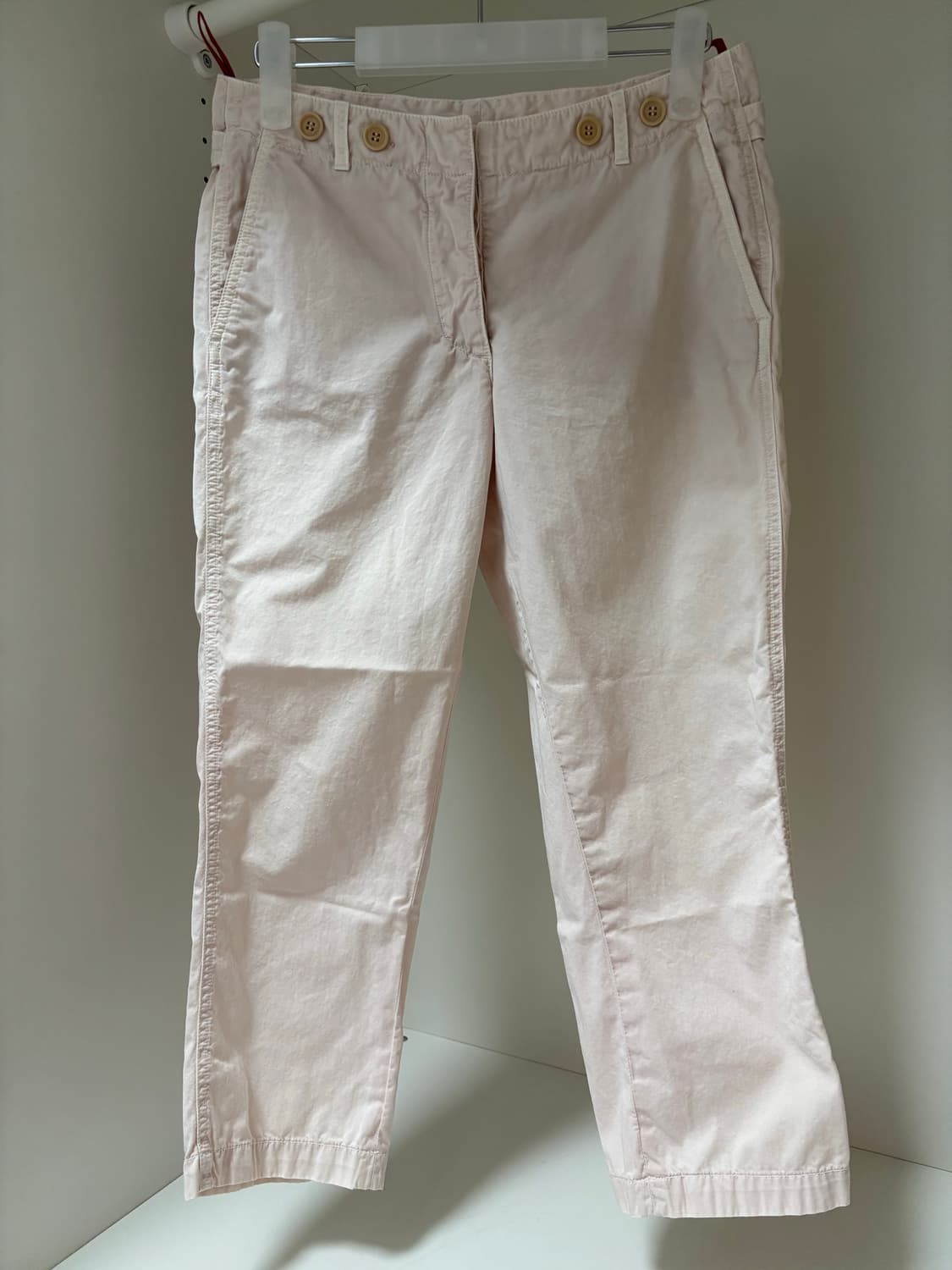 Prada 프라다 딸기우유 핑크 벨트 팬츠 XL 모리걸 페어리 그런지 상품이미지1