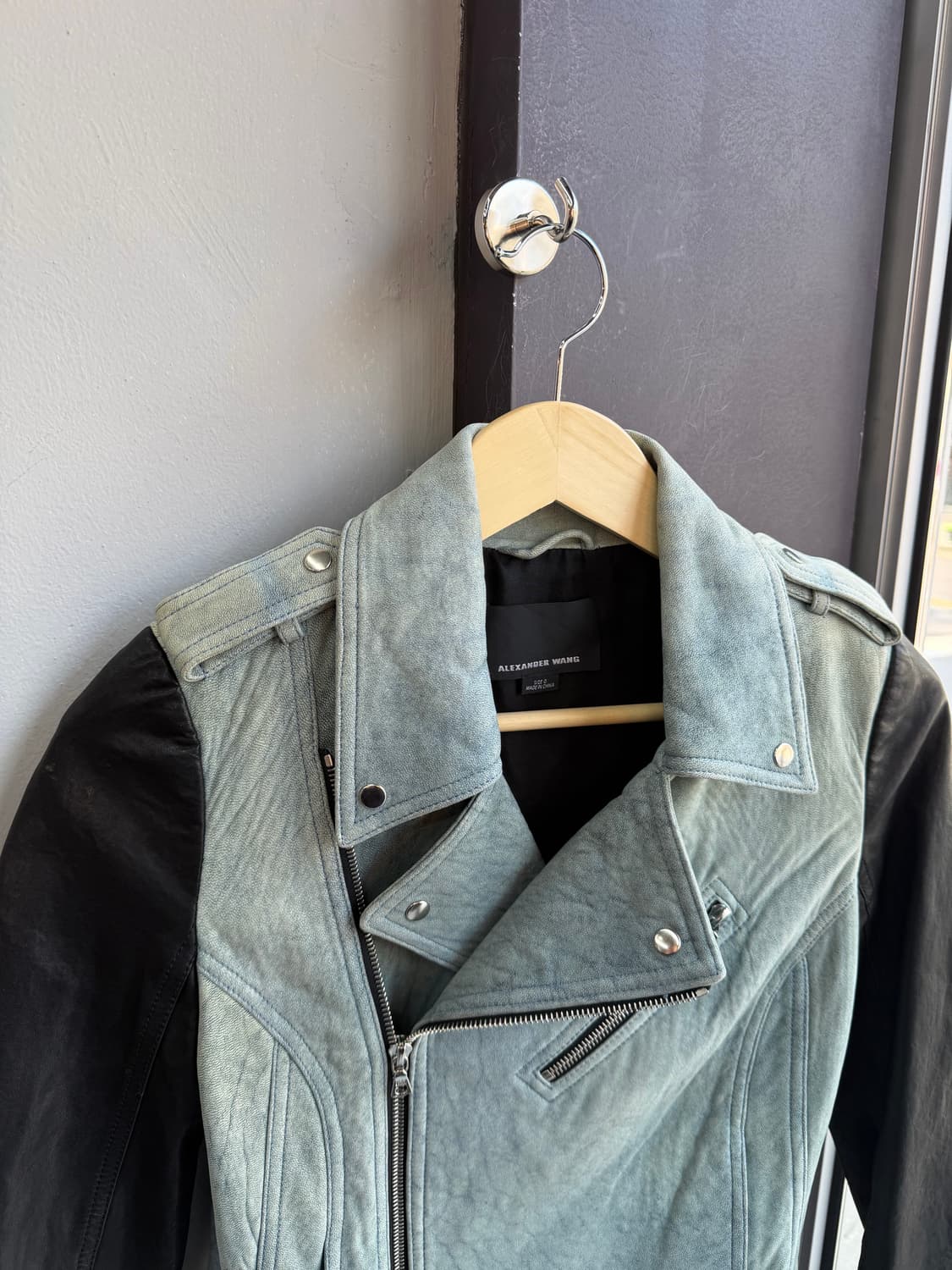 0/ 알렉산더왕 램스킨 레더 라이더 자켓 상품이미지5