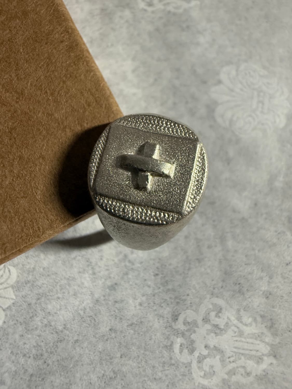 [M] m.a+ cross seal ring 실버 링 상품이미지2