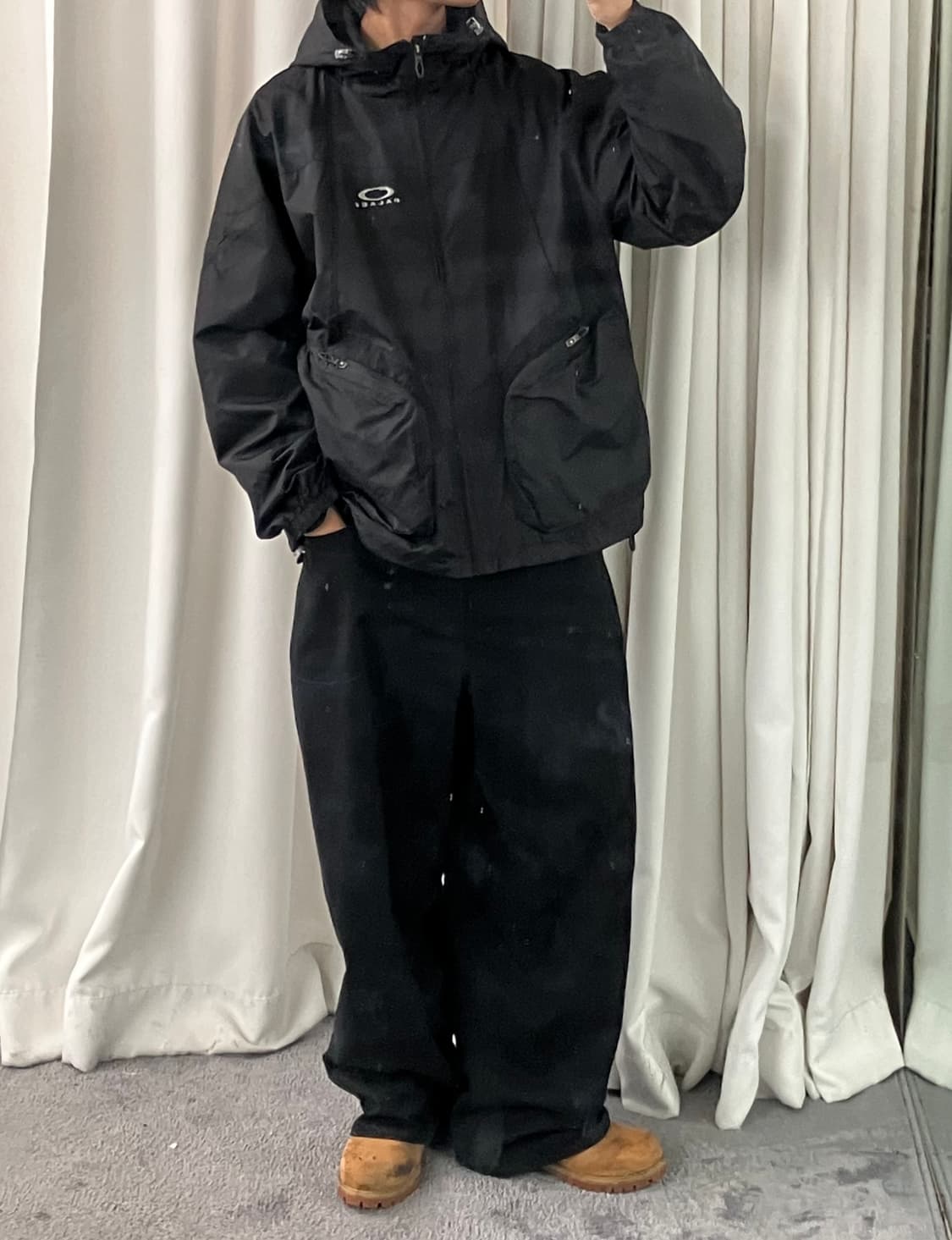 팔라스 x 오클리 니트로 퓨엘 바람막이 XL (택O) 상품이미지7