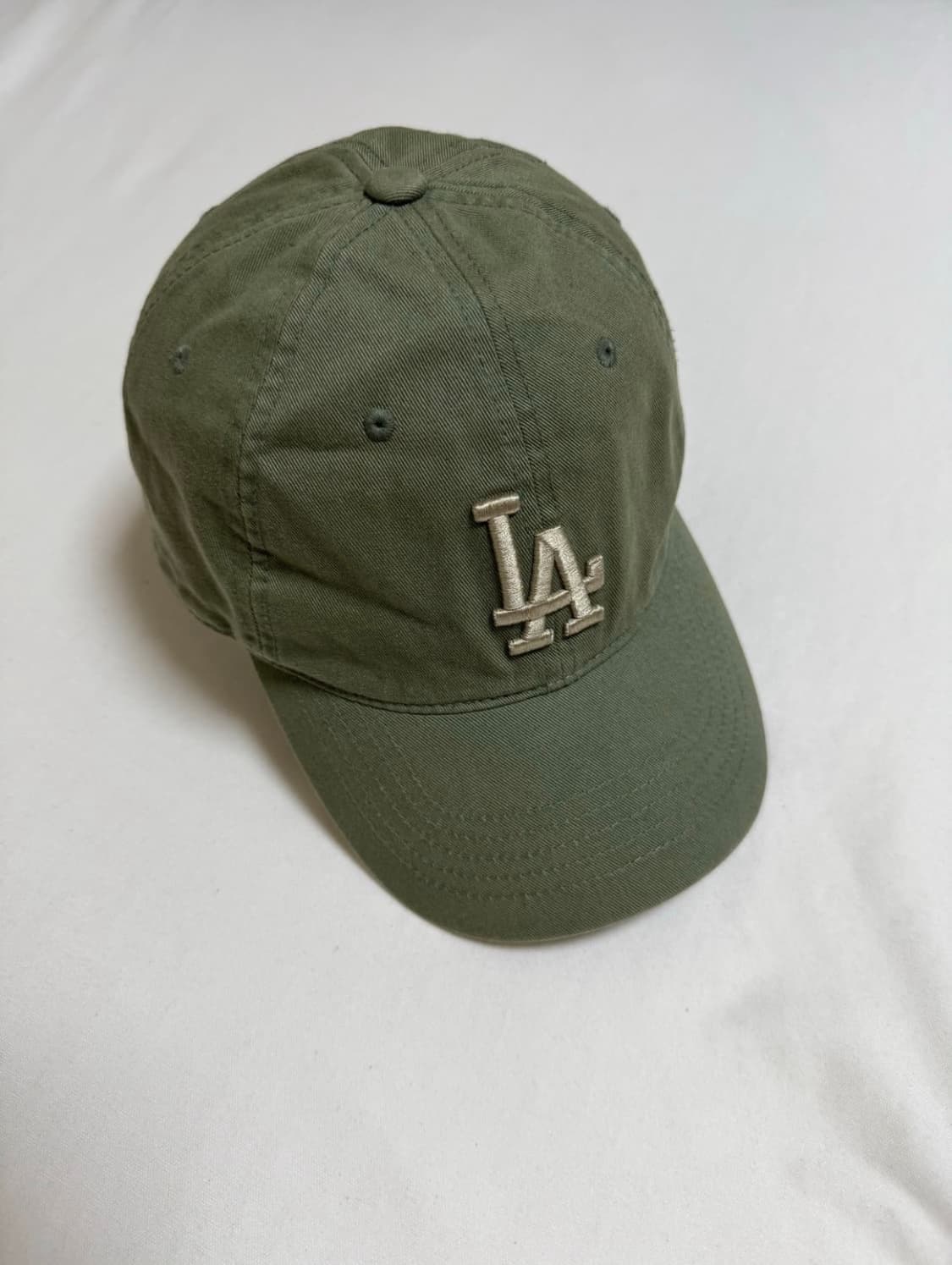 MLB 엠엘비 언스트럭쳐 볼캡 / LA 카키 그린 상품이미지2