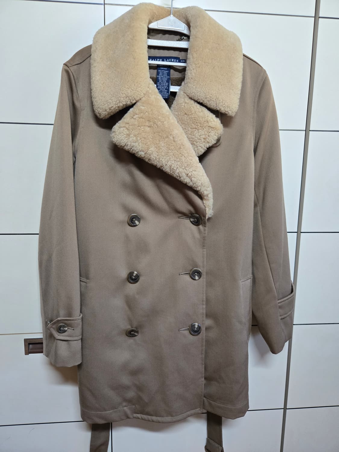 폴로 랄프로렌 남성 알파카 코트 상품이미지1