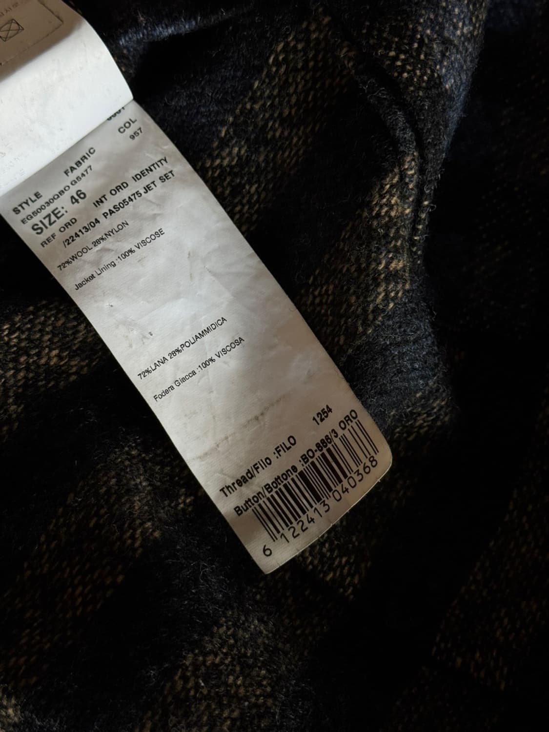 가브리엘 파시니 트위드 자켓 슬림100 상품이미지6