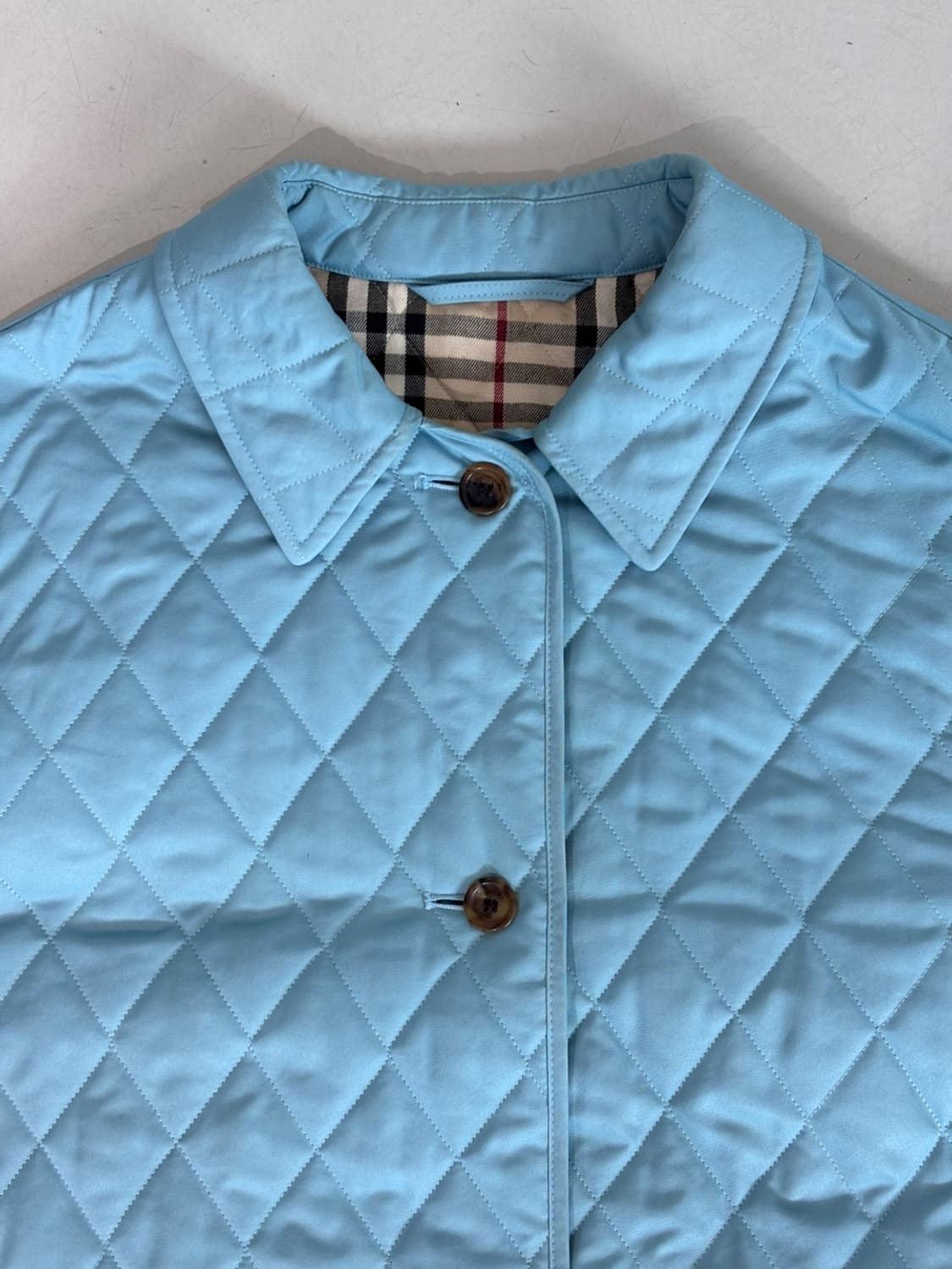 Vintage Burberry Quilting Junper 상품이미지4