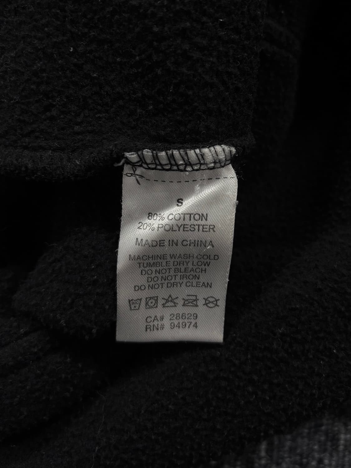 스투시 블랙 베이직 후드집업 상품이미지9