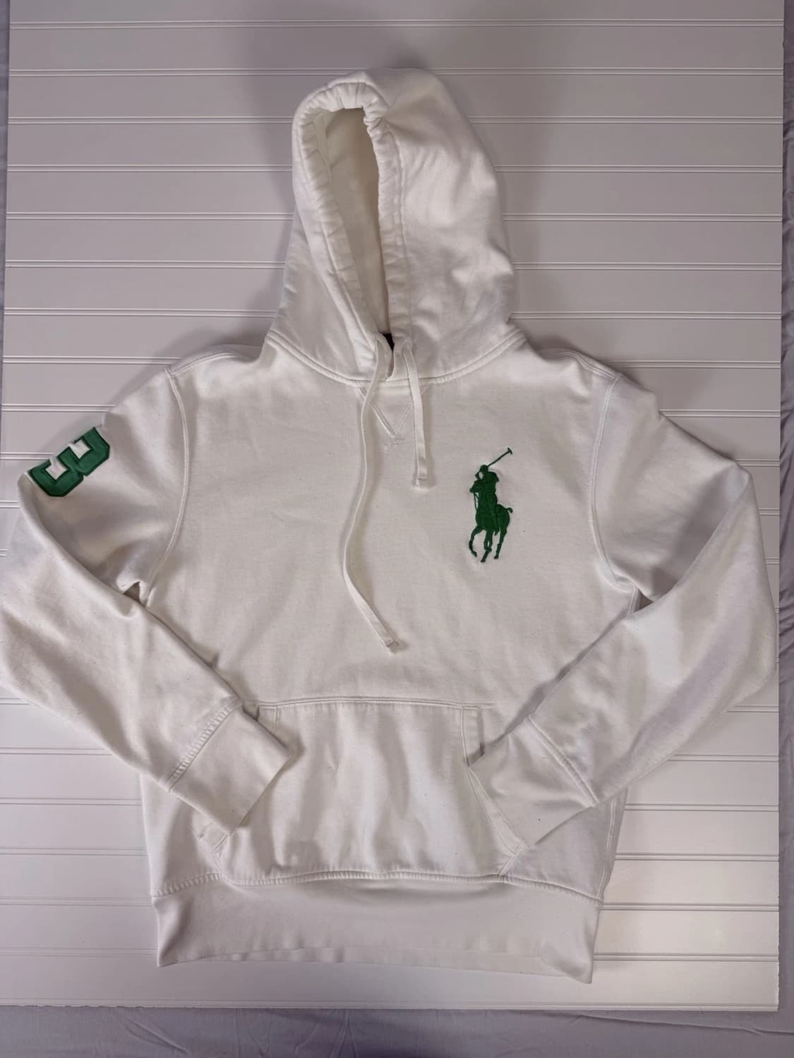 폴로 랄프로렌 빅포니 후드티 화이트 상품이미지1