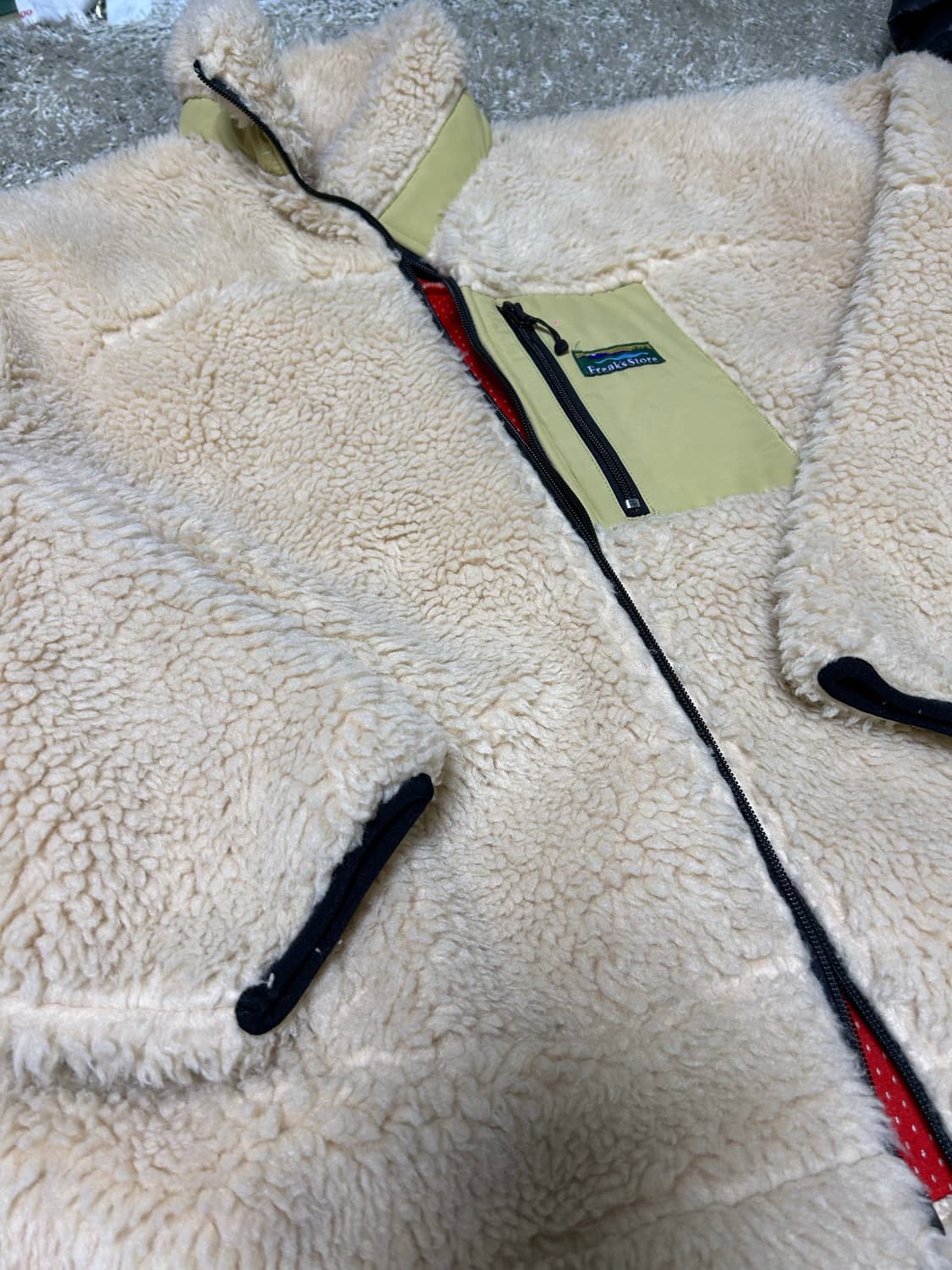 Freak's Store 후리스 자켓 아이보리 M사이즈 100~105 상품이미지2