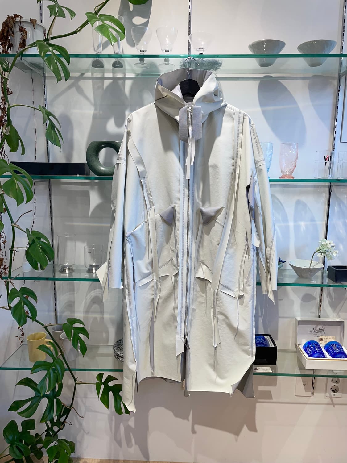 설밤 cutting hooded coat 상품이미지1