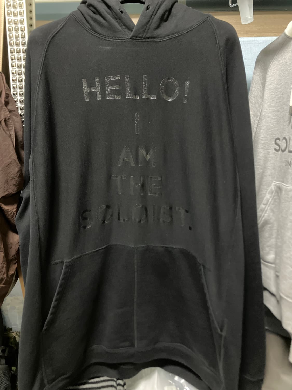 [46] 솔로이스트 18aw TEAM SOLOIST 오버사이즈 후드 상품이미지1