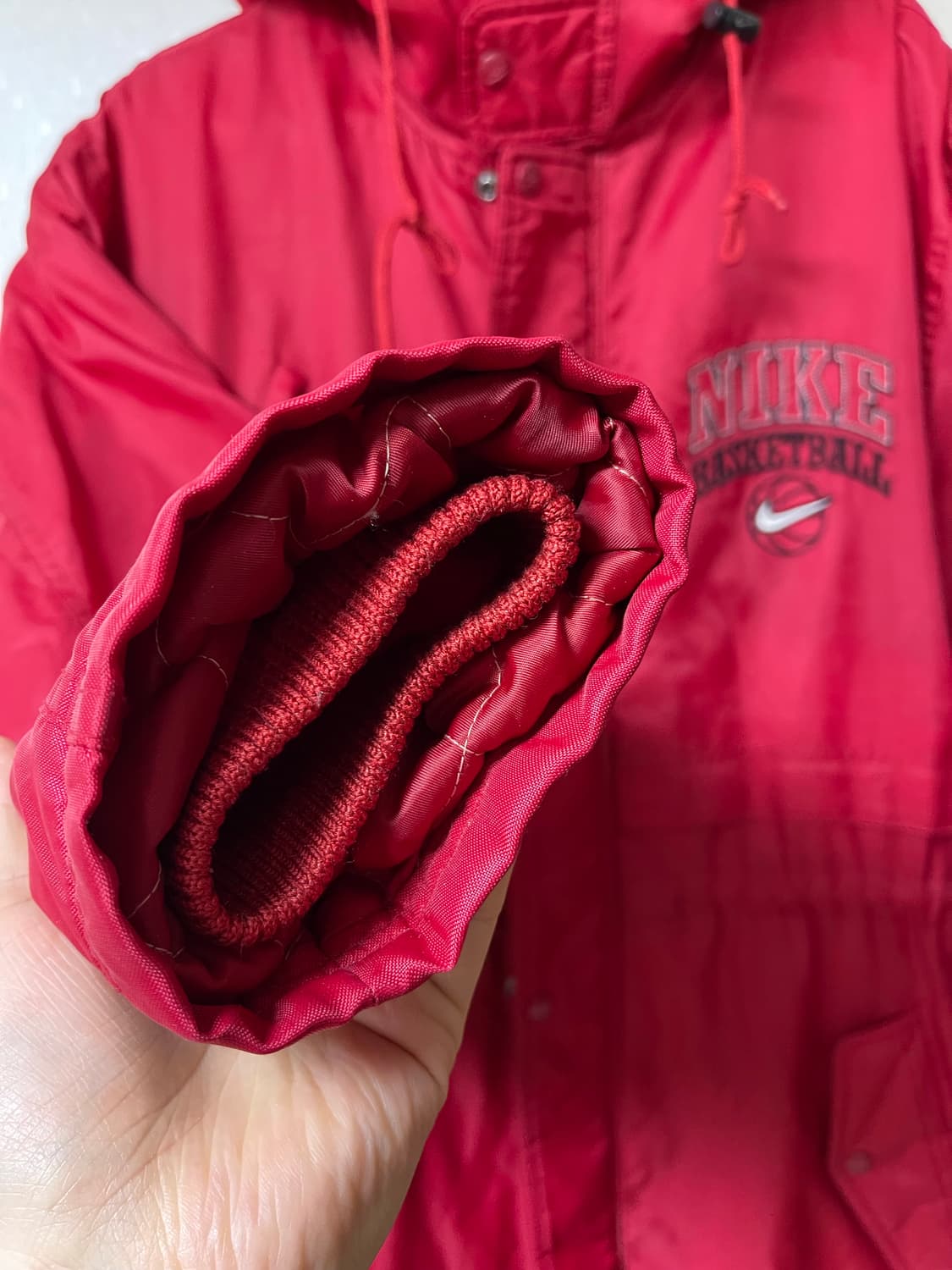 나이키 정품 90'S 올드스쿨 플리스 롱점퍼 100 상품이미지5