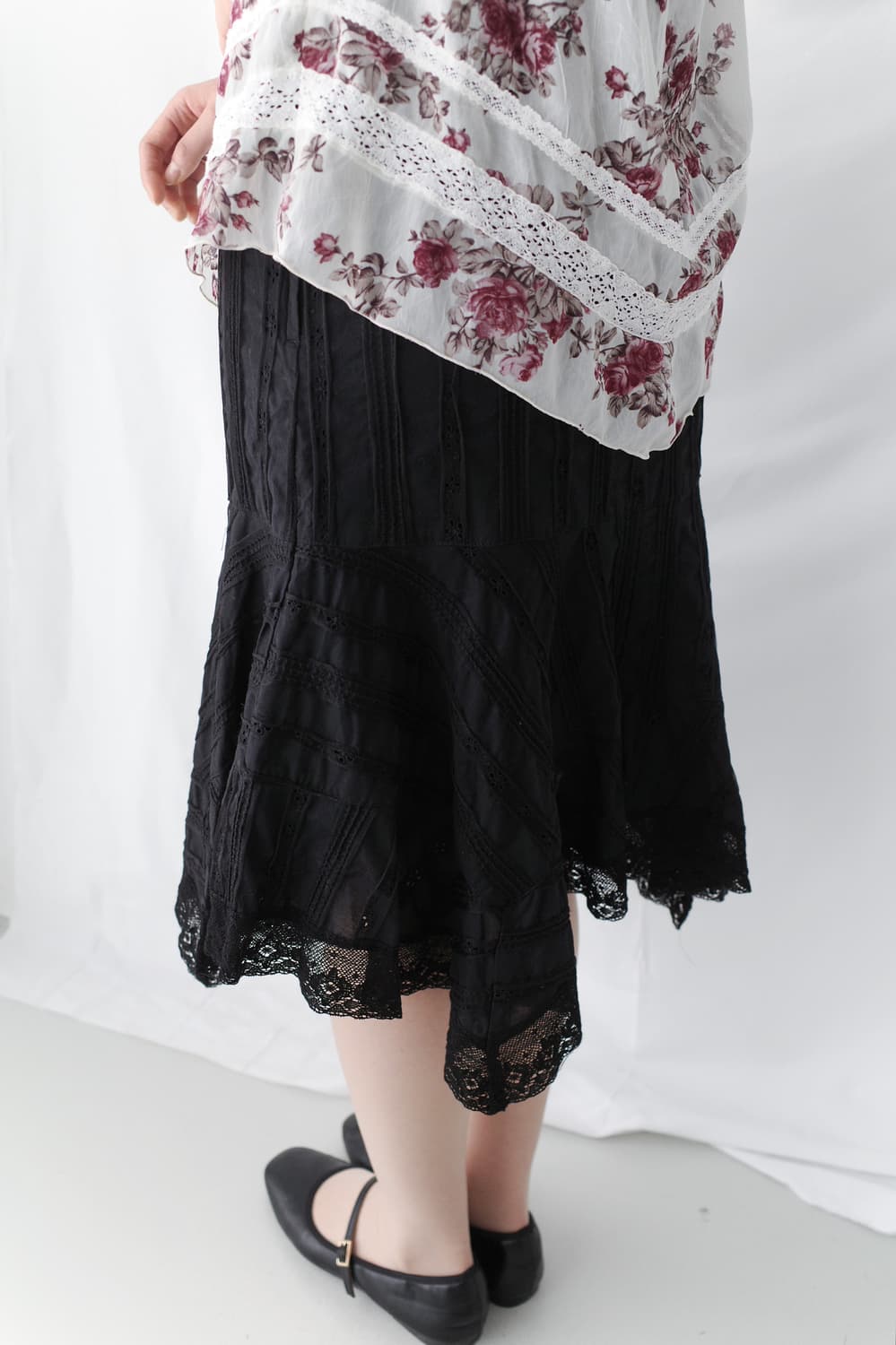 lace flared skirt 상품이미지7