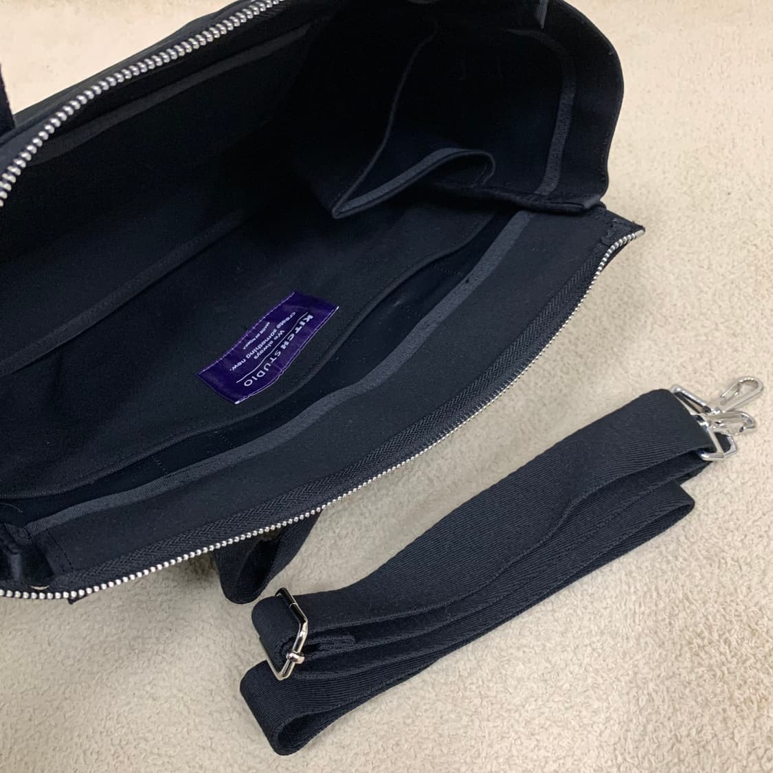 키치스튜디오 해리 토트백(블랙/L) 남자토트백 여자토트백 상품이미지5