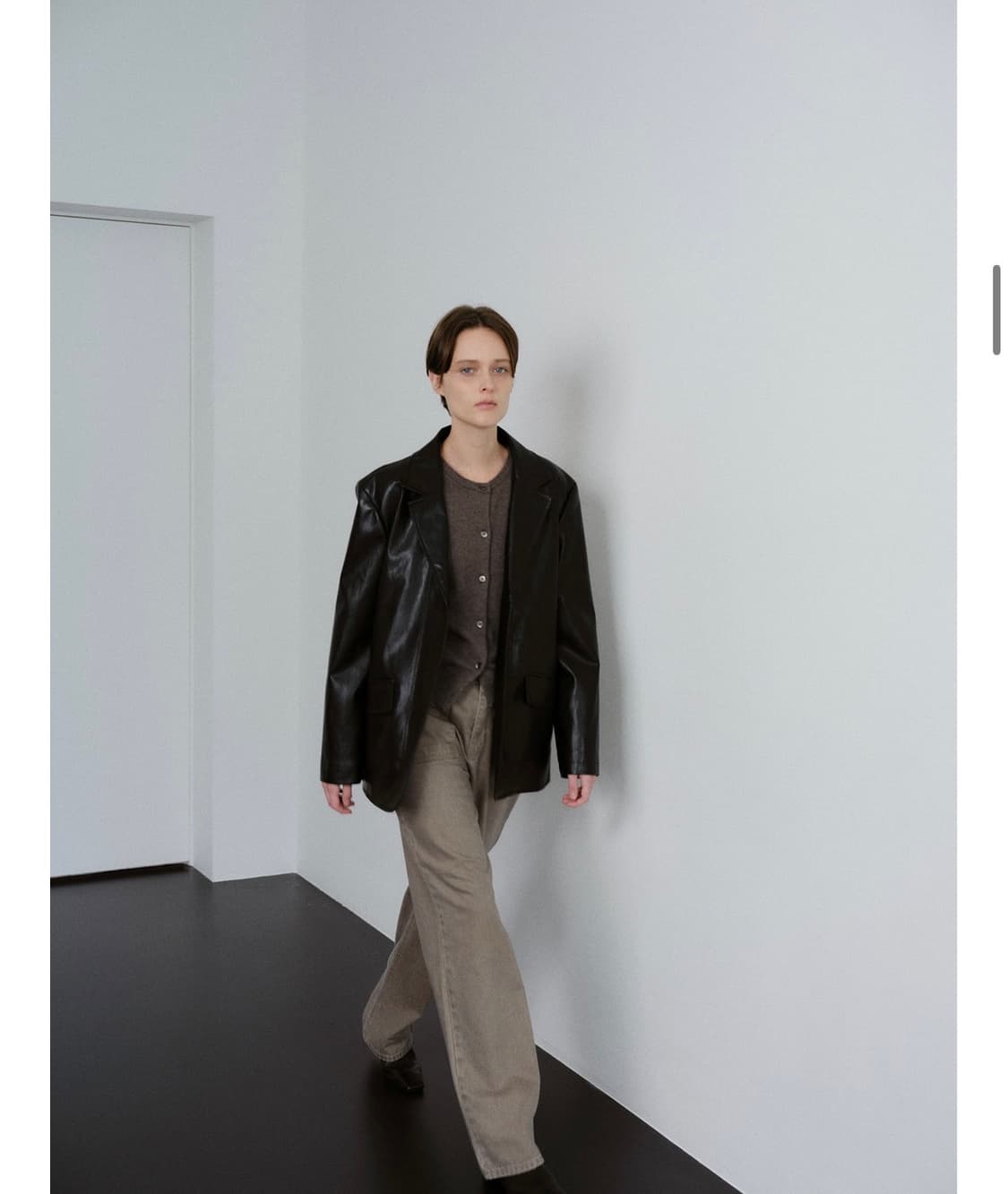 블루브릭 Most leather jacket (black) 상품이미지2