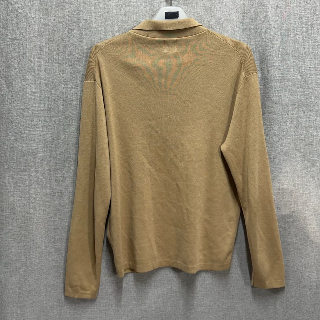 [L/105] ZARA 남성 자라 여름 코튼 긴팔 카라 니트 상품이미지4