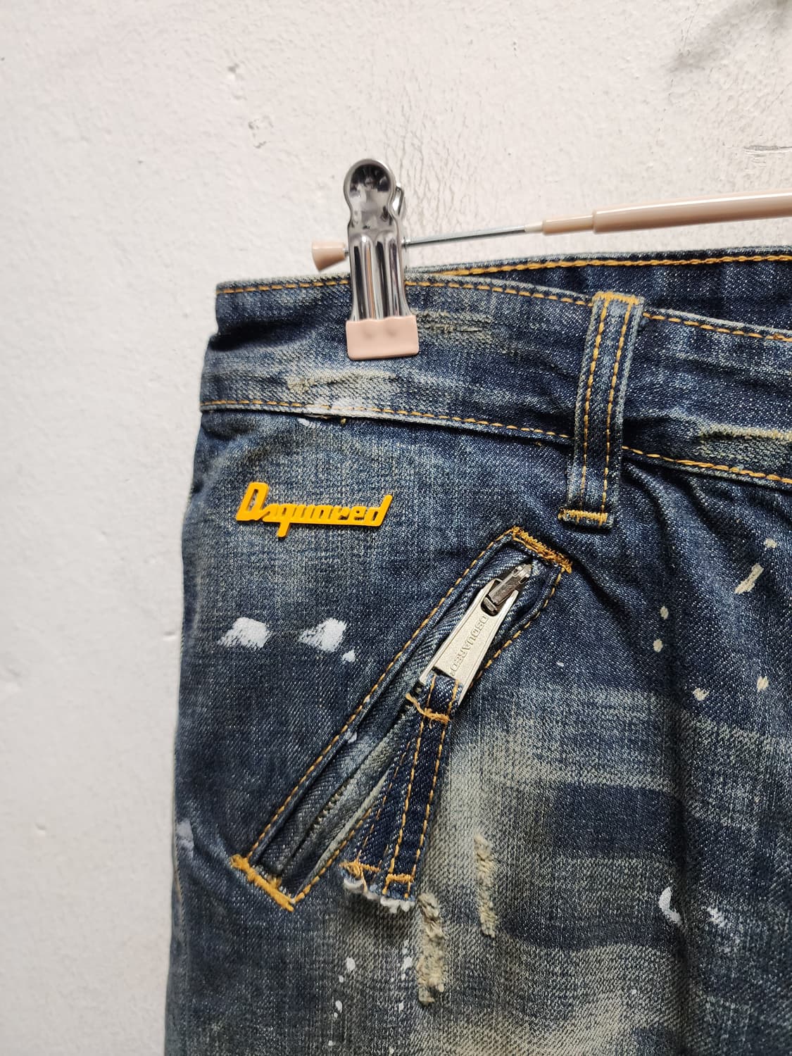 디스퀘어드2 콜마이너 지퍼디테일 청바지  상품이미지6