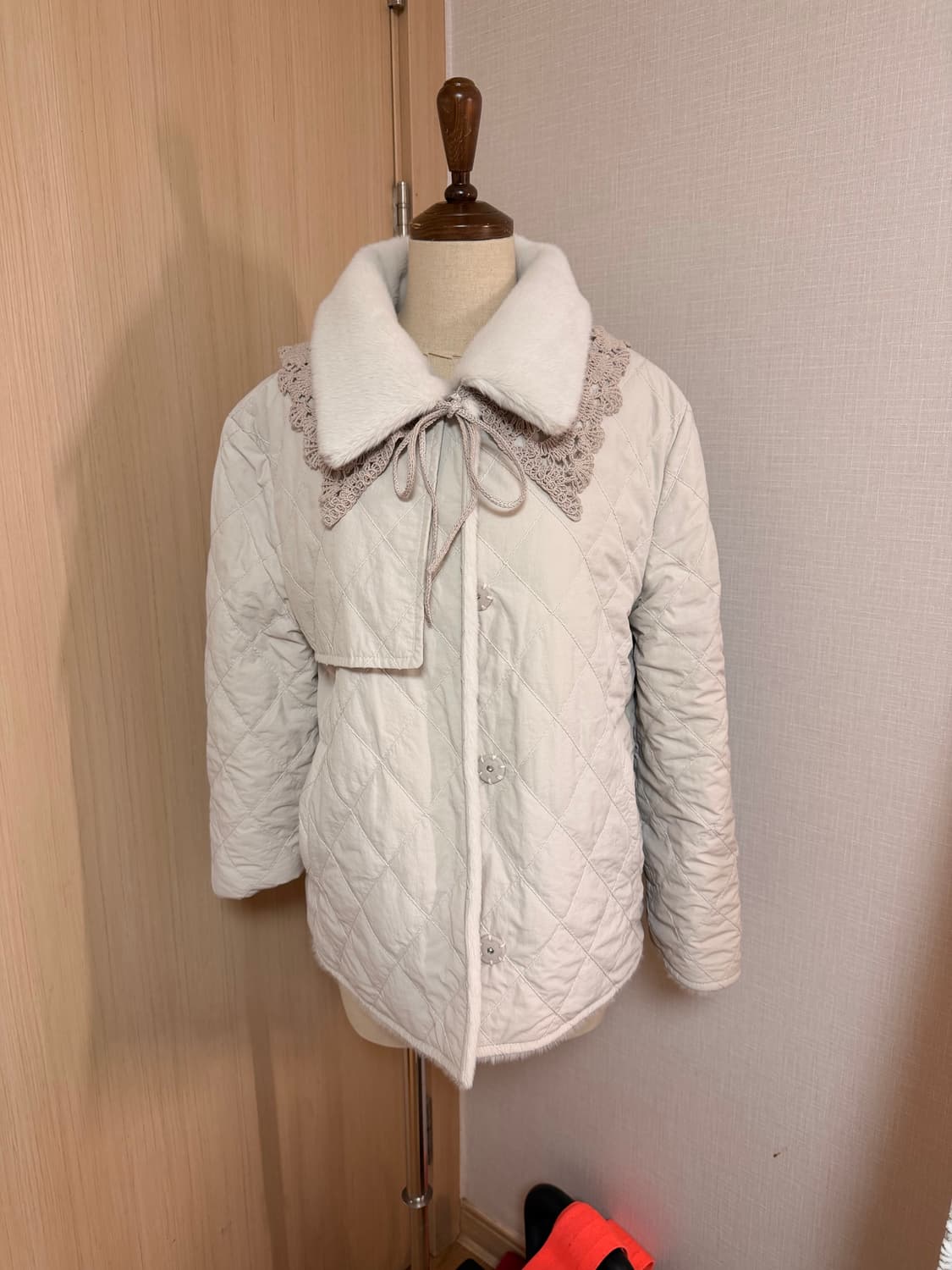 세컨드 아르무아 judie 퀄팅 패딩 리버시블 퍼자켓 골프패딩자켓 상품이미지9