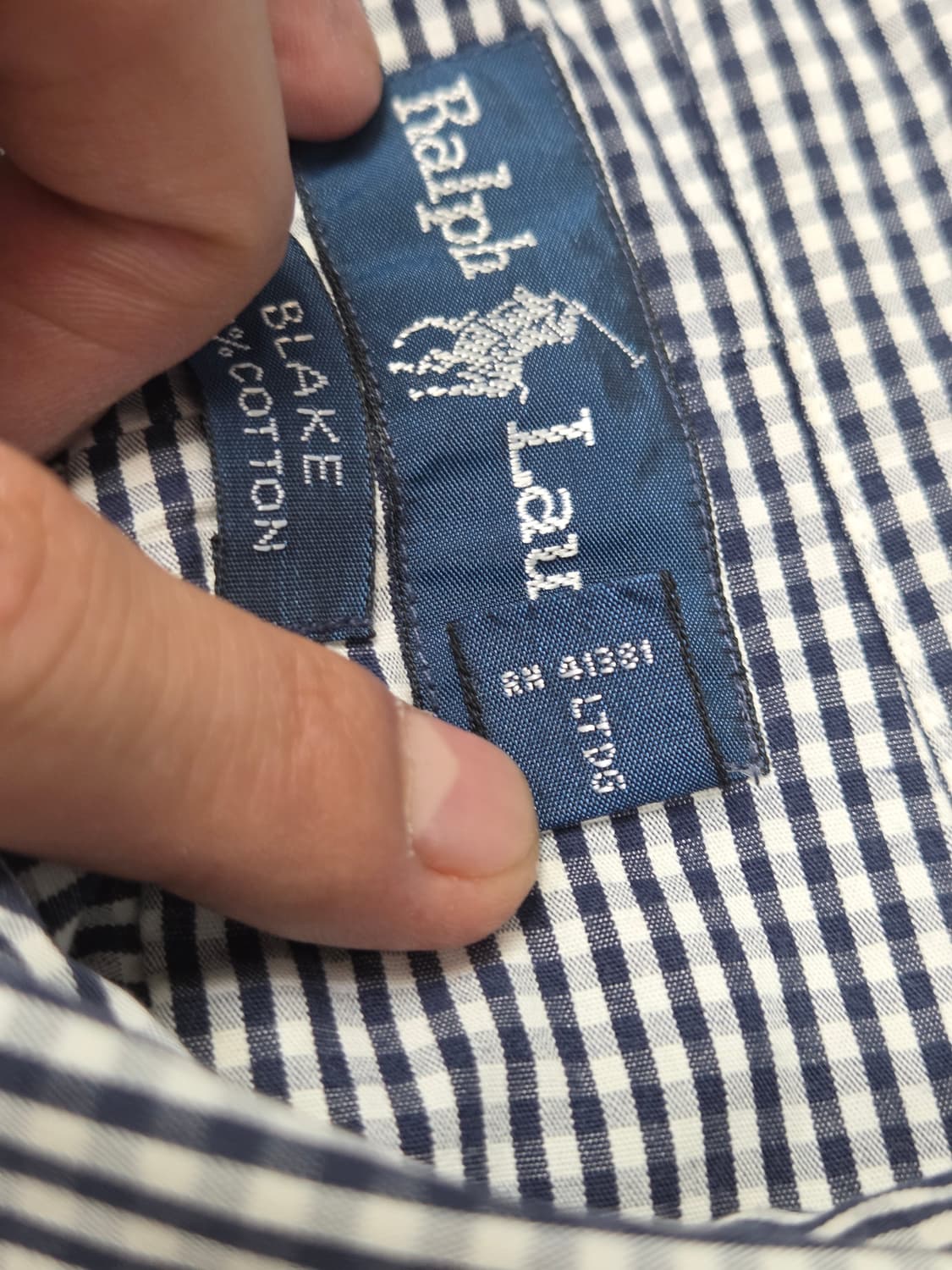 [폴로 랄프로렌] 블레이크 깅엄 체크 반팔 셔츠 | S00108 상품이미지4