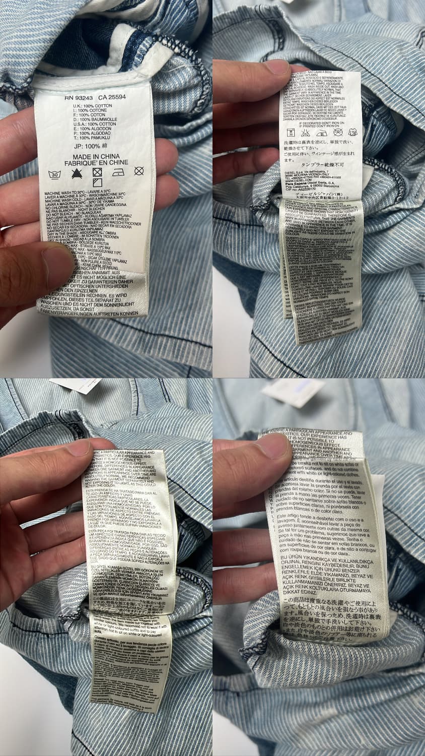 디젤 데님 원피스 상품이미지6