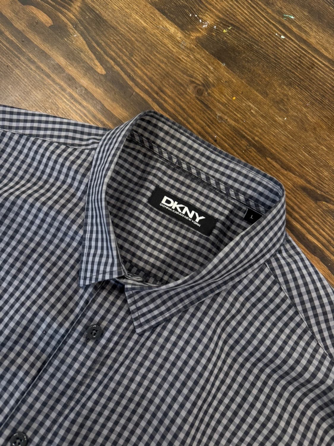 DKNY 깅엄체크 셔츠 100 상품이미지9