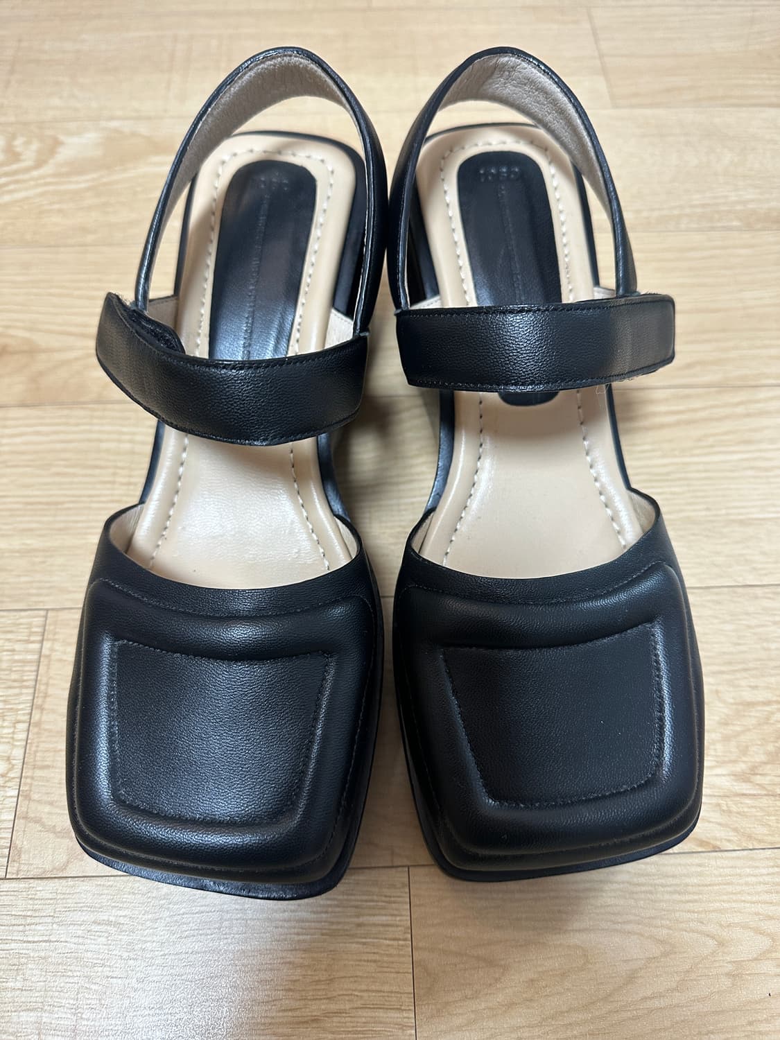 오소이 90‘s 스트랩힐 245 블랙 상품이미지3