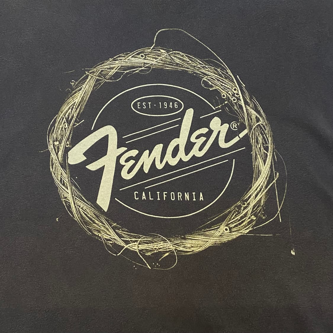 미국 빈티지 펜더 Fender 로고 반팔티 락티셔츠 상품이미지4