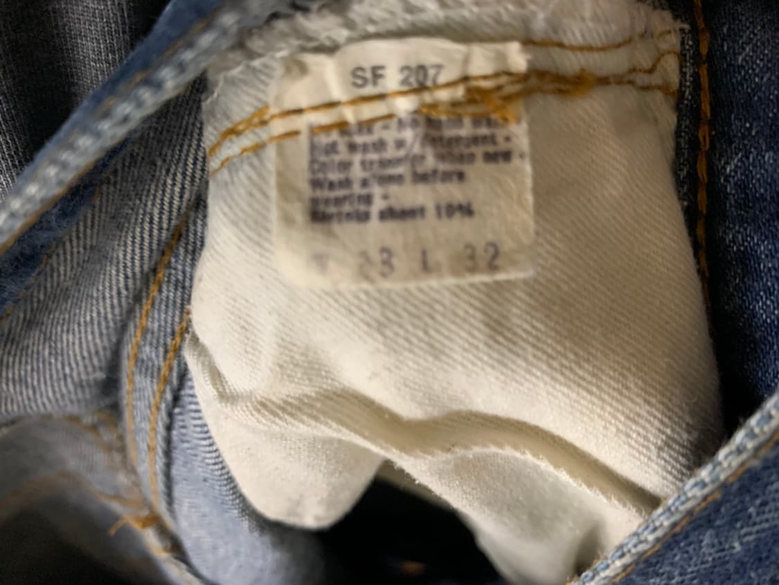 70s vtg levis 501 빈티지 리바이스 501 데님 33X32 상품이미지7