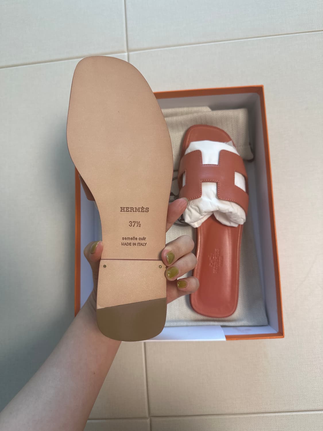 에르메스 오란 37.5 새상품 상품이미지3