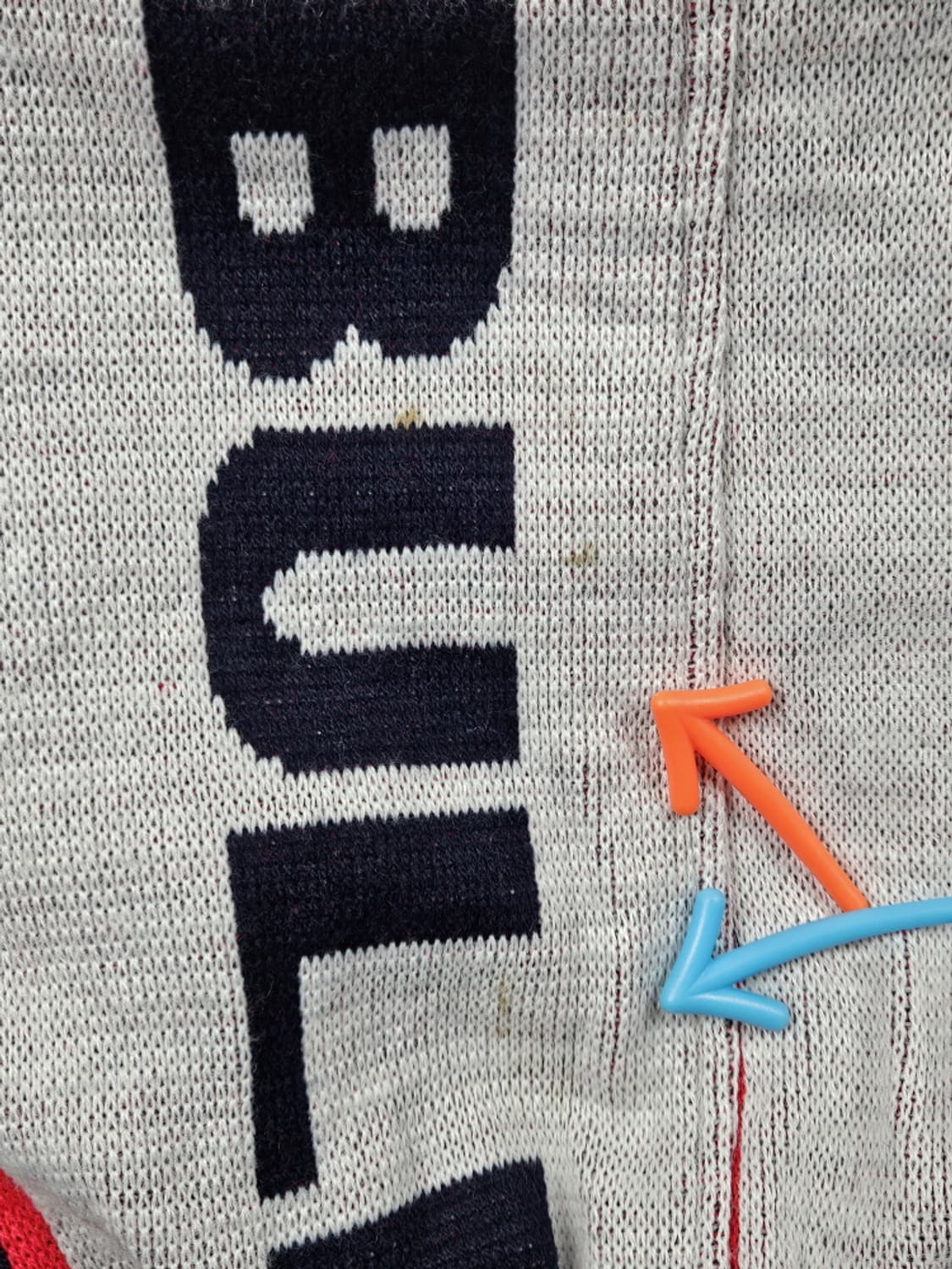 리메이크 풋볼 머플러 니트집업 자켓 ( XL ) / 9969 상품이미지6