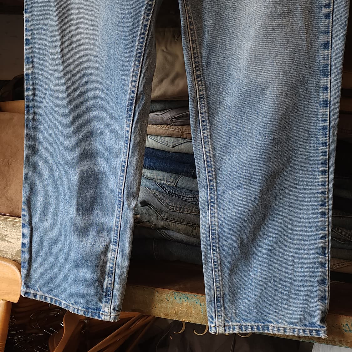 칼하트 데님팬츠 트레디셔널 워크 데님 팬츠 연청 32x32 상품이미지7