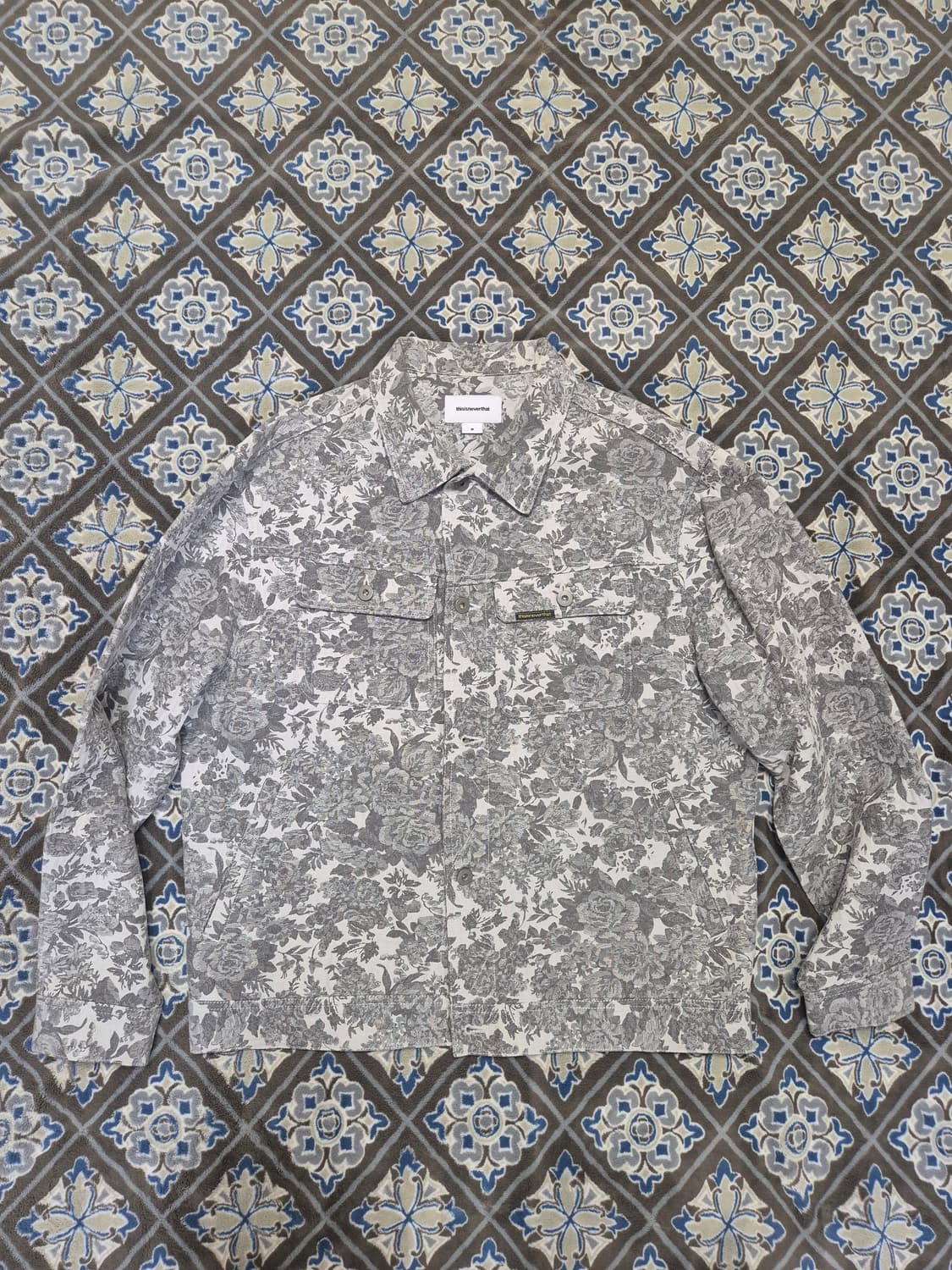 디스이즈네버댓 플라워 패턴 트러커 자켓 상품이미지1