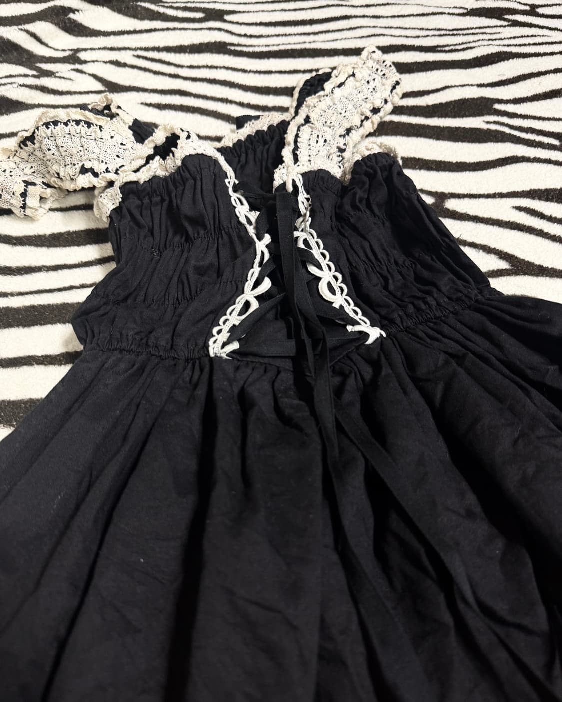 lolita lace trimming one-piece 상품이미지6