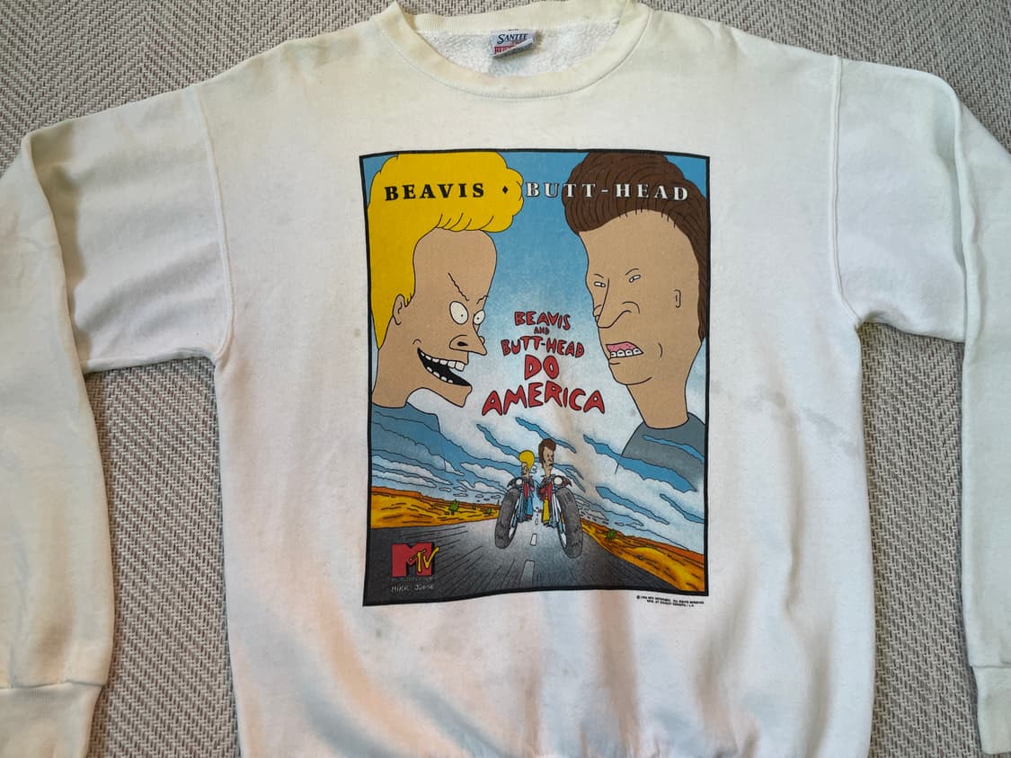 96s Santee usa 비비스 앤 버트헤드 mtv스웻셔츠 J03251 상품이미지2