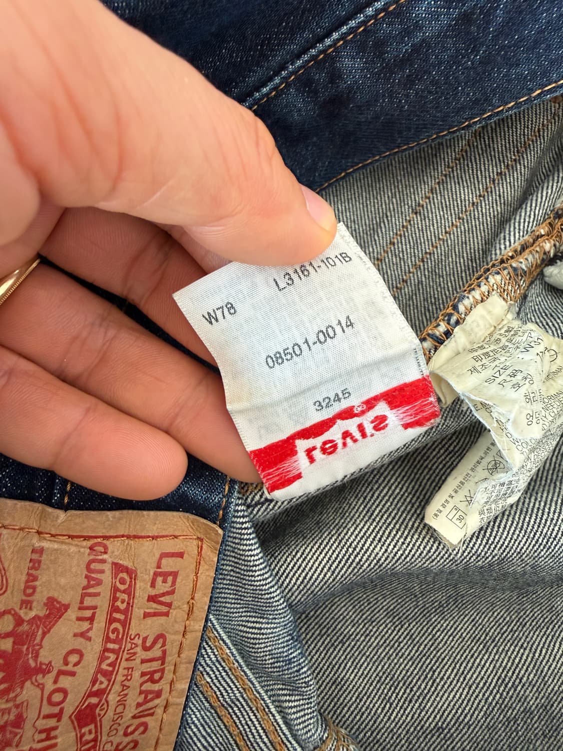 리바이스(Levi's) 501 데님 팬츠 상품이미지10