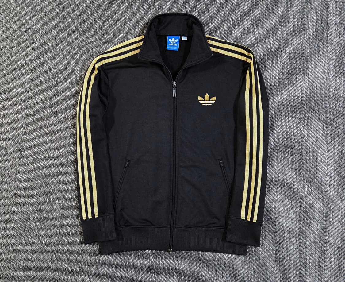 아디다스 블랙 골드 검금 파이어버드 트랙탑 져지 상품이미지1