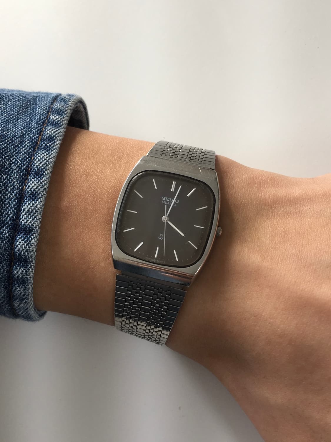 80s seiko brown dial square quartz 상품이미지5