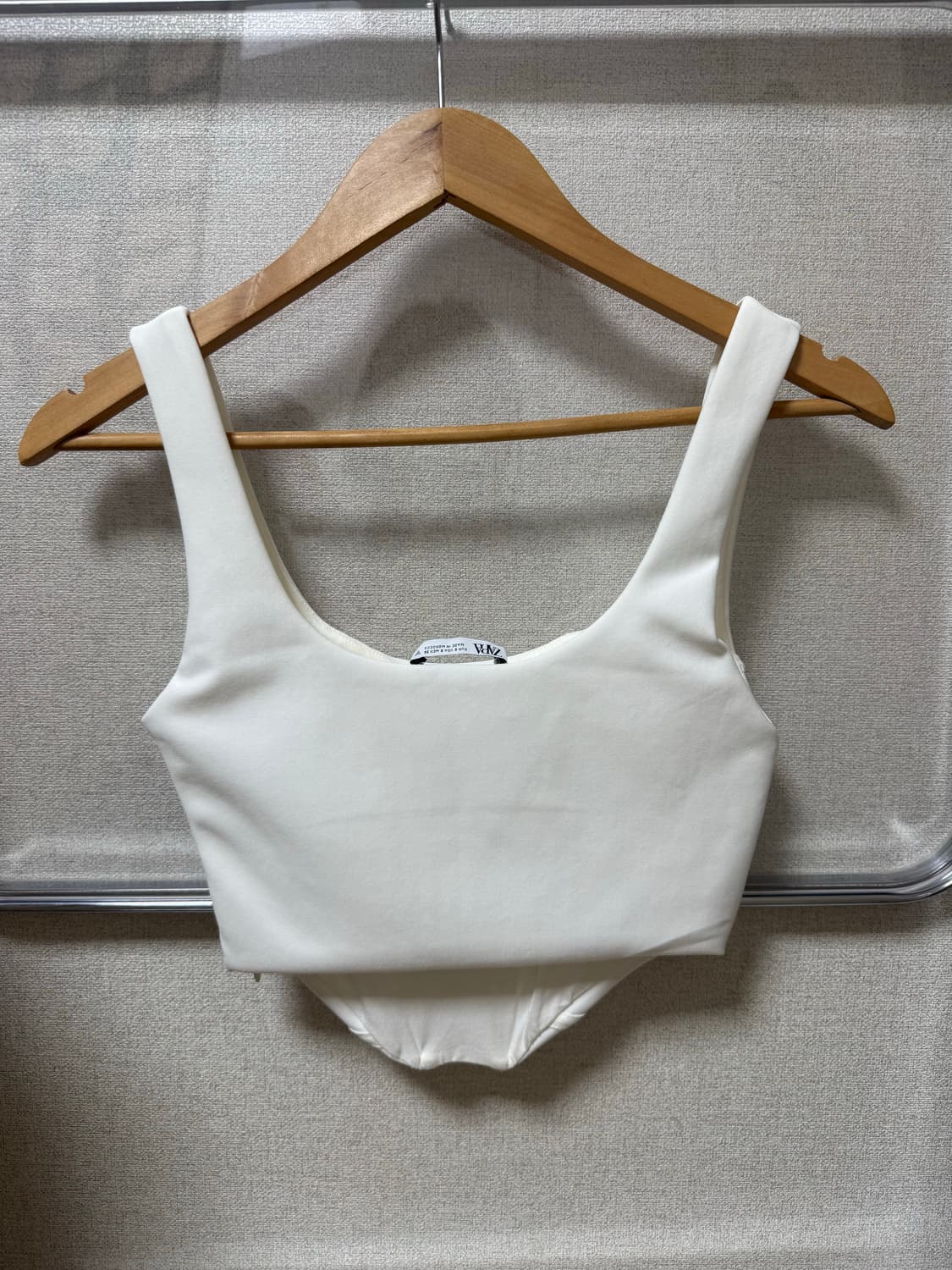 Zara corset top 자라 코르셋 탑 (화이트, 블랙) 상품이미지4