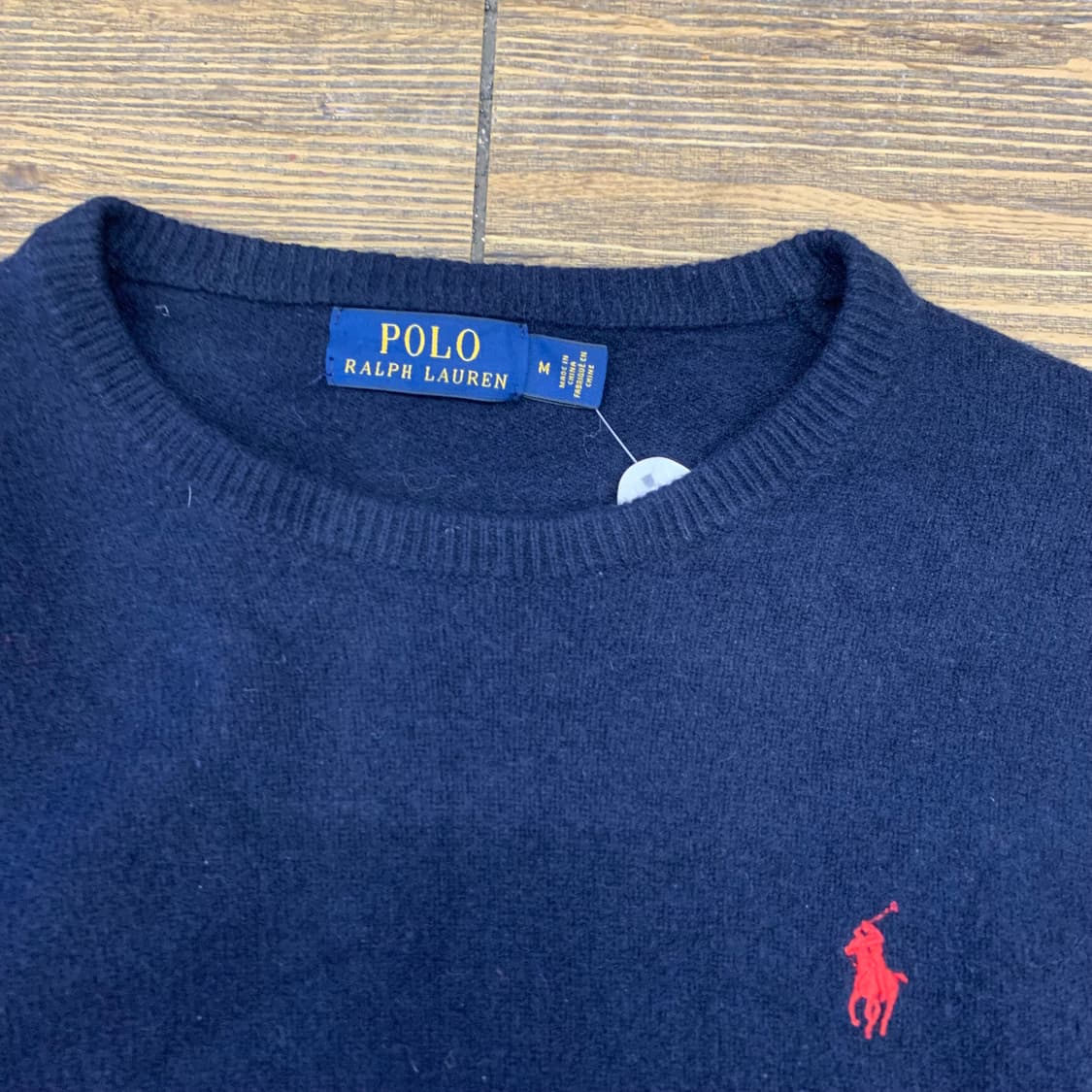 폴로 랄프로렌 네이비 니트 M 상품이미지3