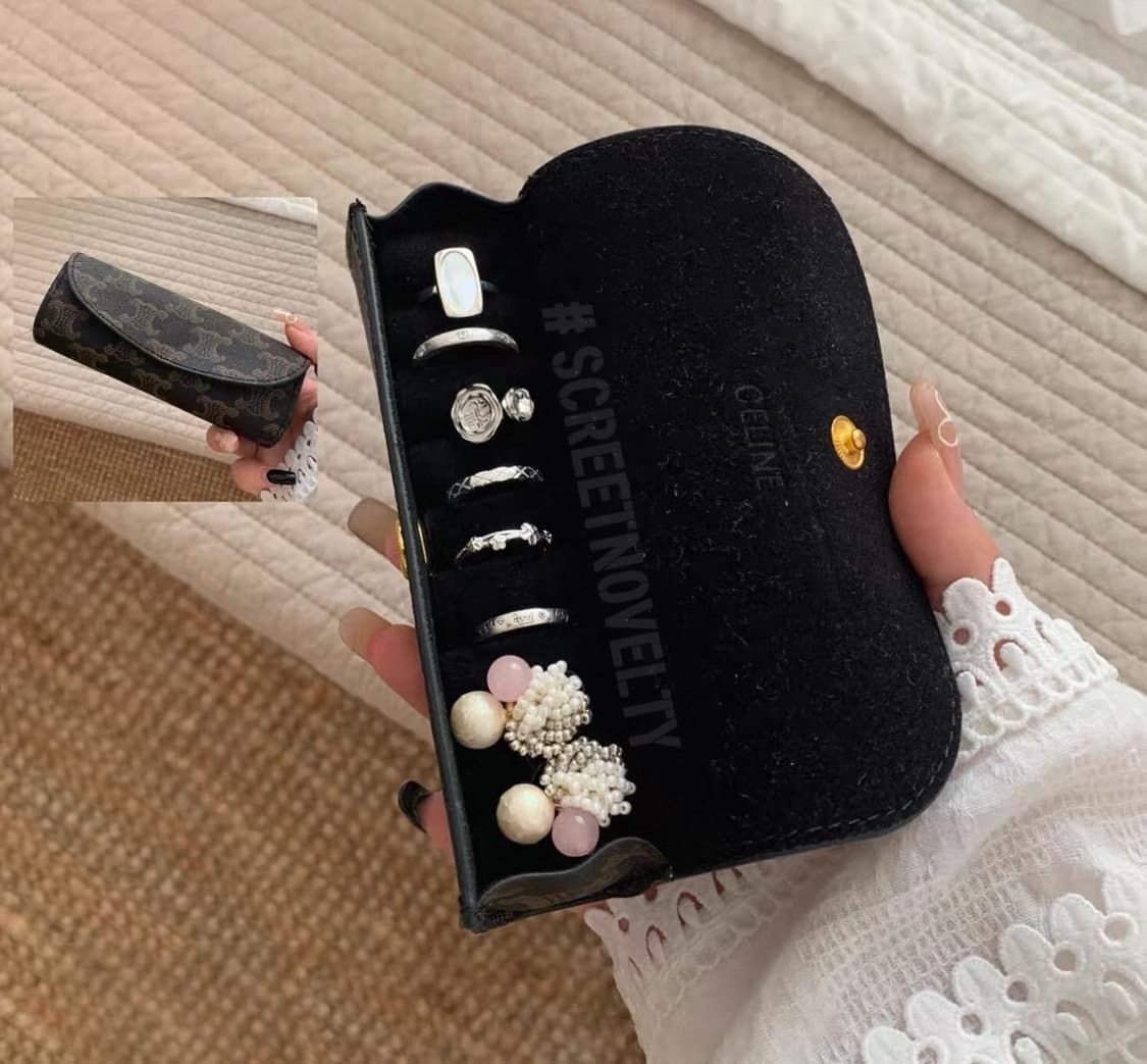  셀린느 트리옹페 쥬얼리 케이스 브라운 상품이미지9