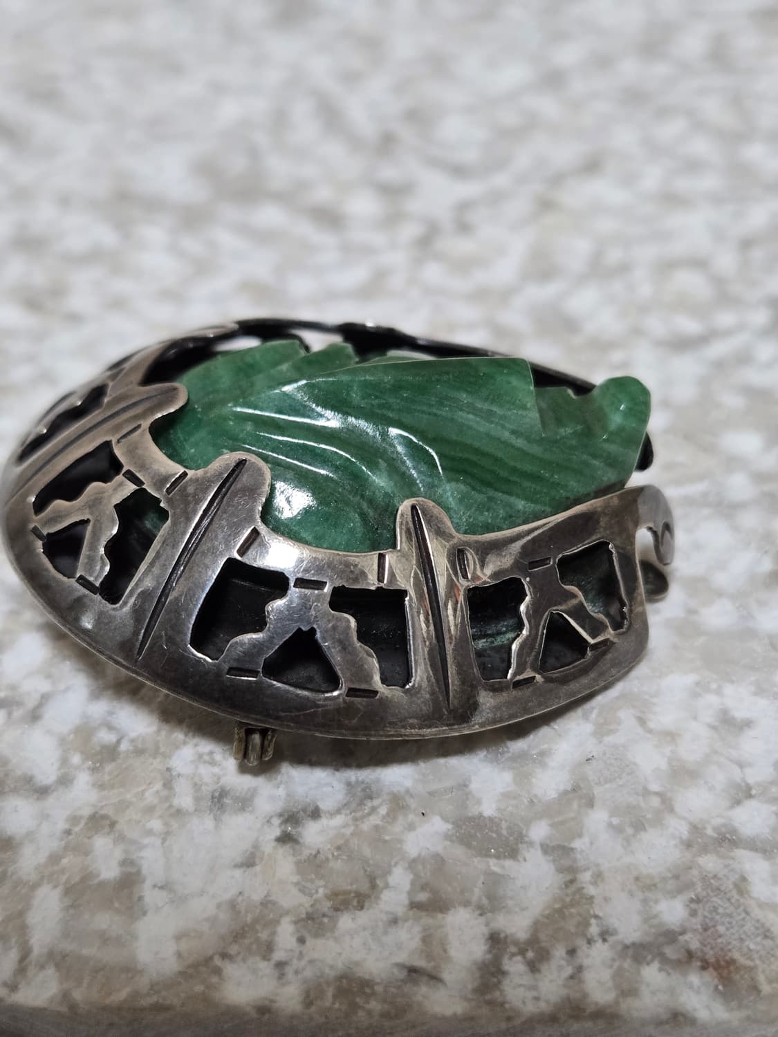 Vintage Mexican Sterling Silver Brooch
G 상품이미지5