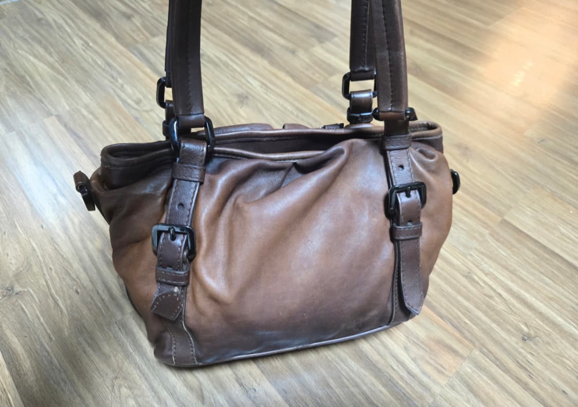 버버리 프로섬 브라운 가죽 토트백 숄더백 상품이미지5