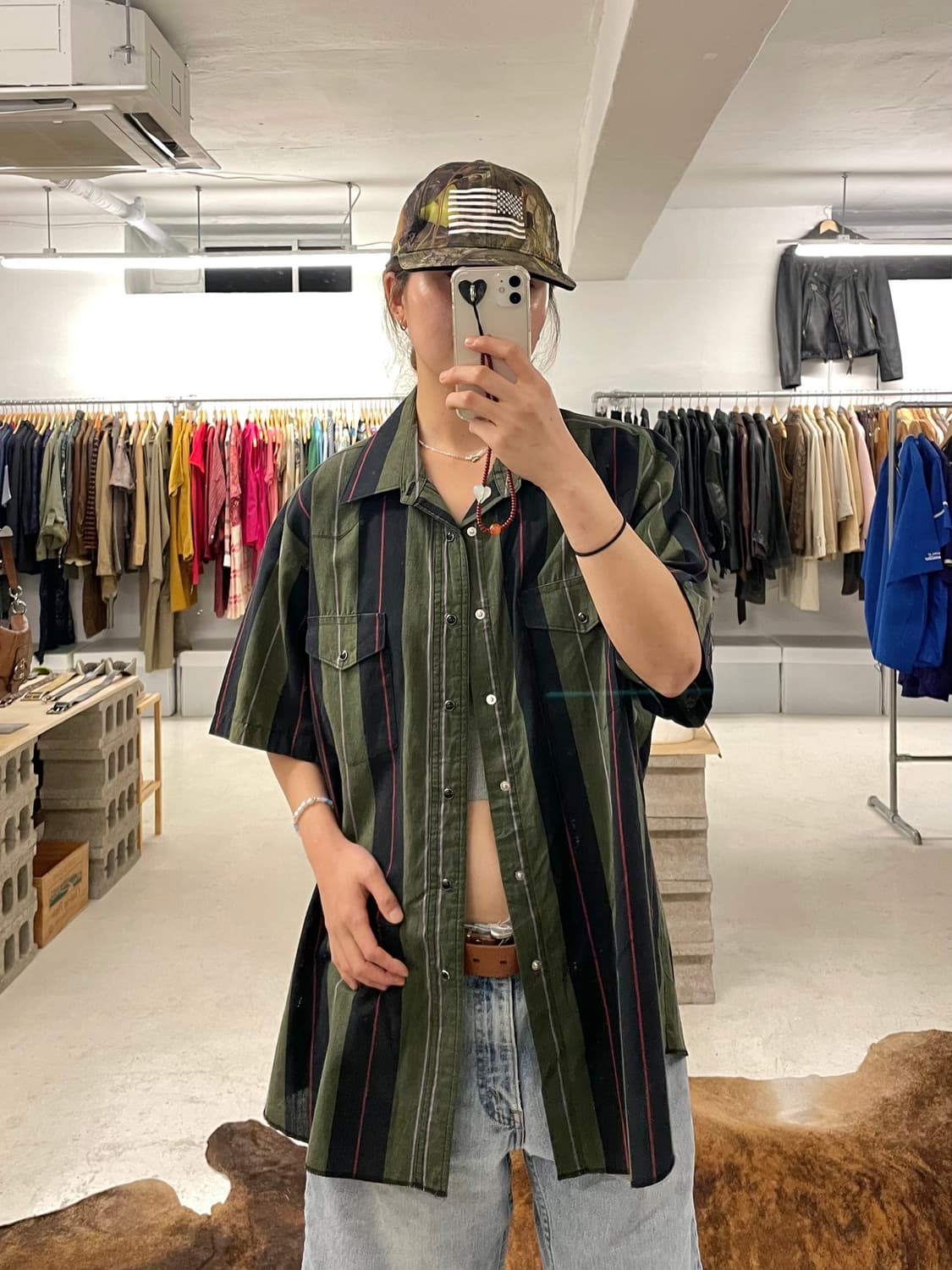 WRANGLER stripe western shirts 상품이미지3