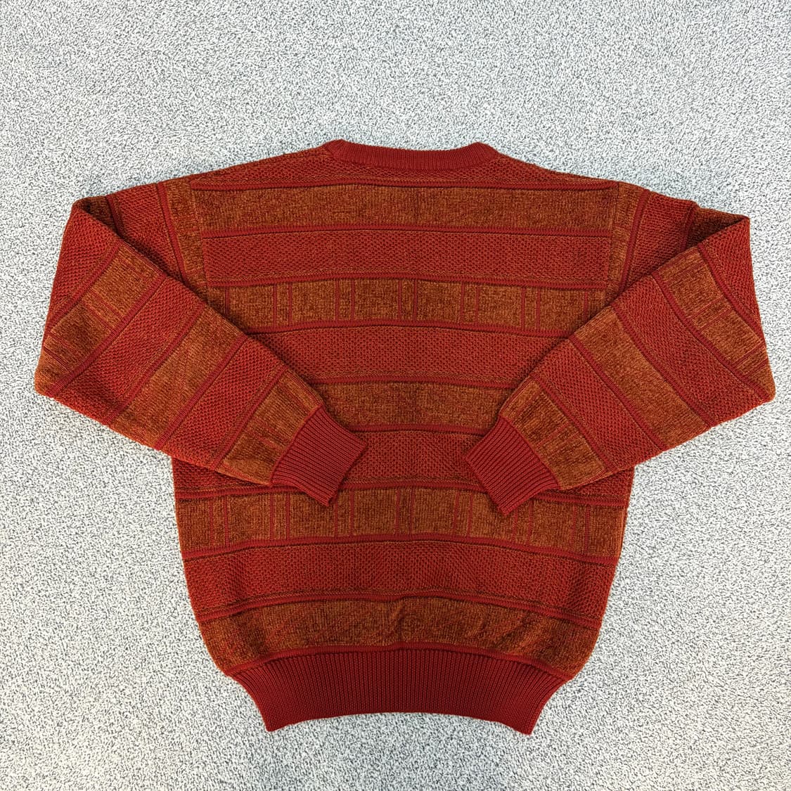 실측 빈티지 텍스쳐 울 니트 스웨터 0303J 상품이미지3